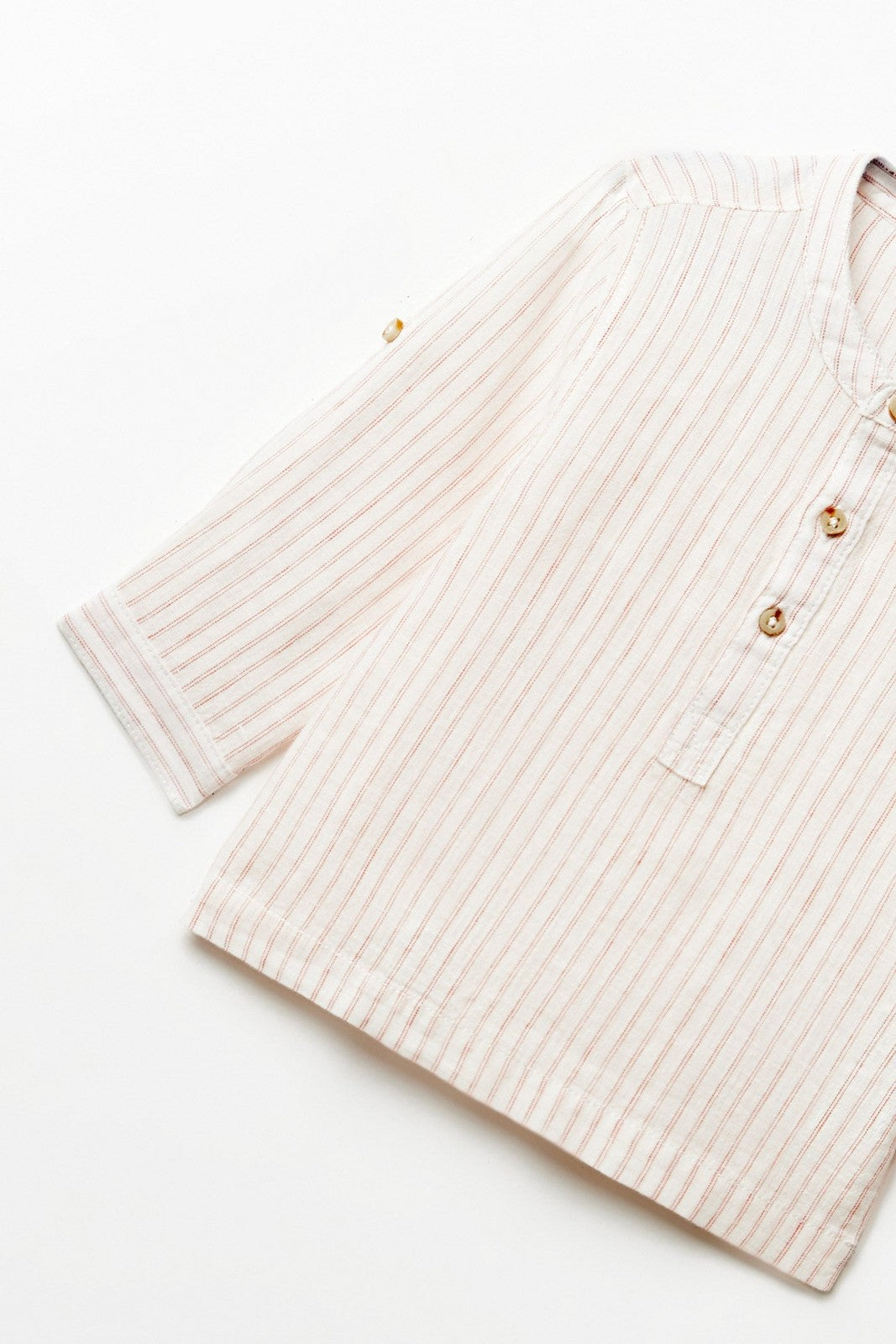 Sfera Cotton-linen shirt - Wine 2 Shaws Department Stores