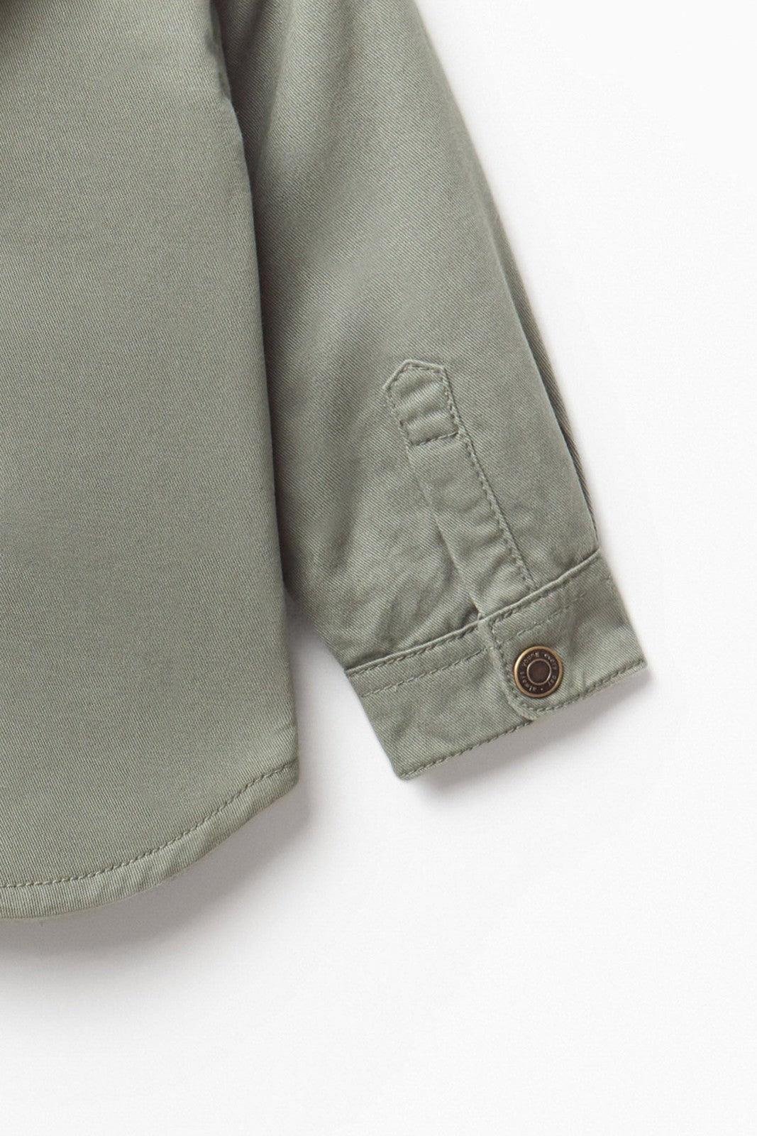Oversized Shirt With Hood - Green