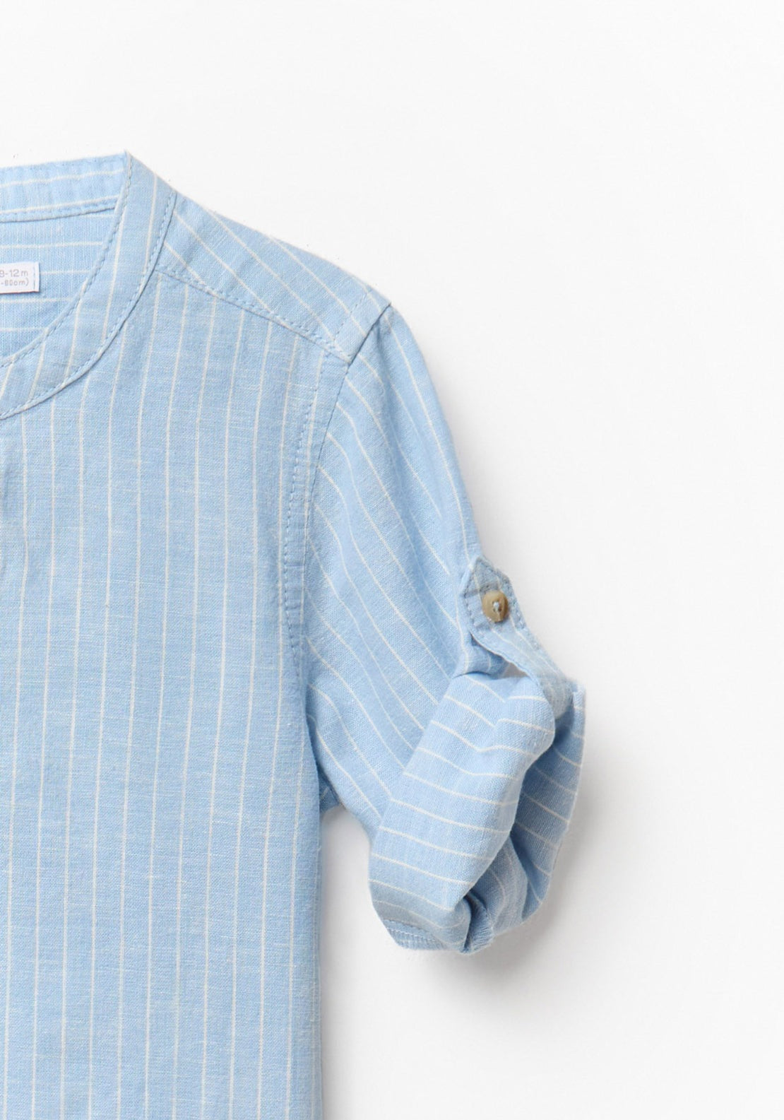 Striped Linen Shirt - Blue