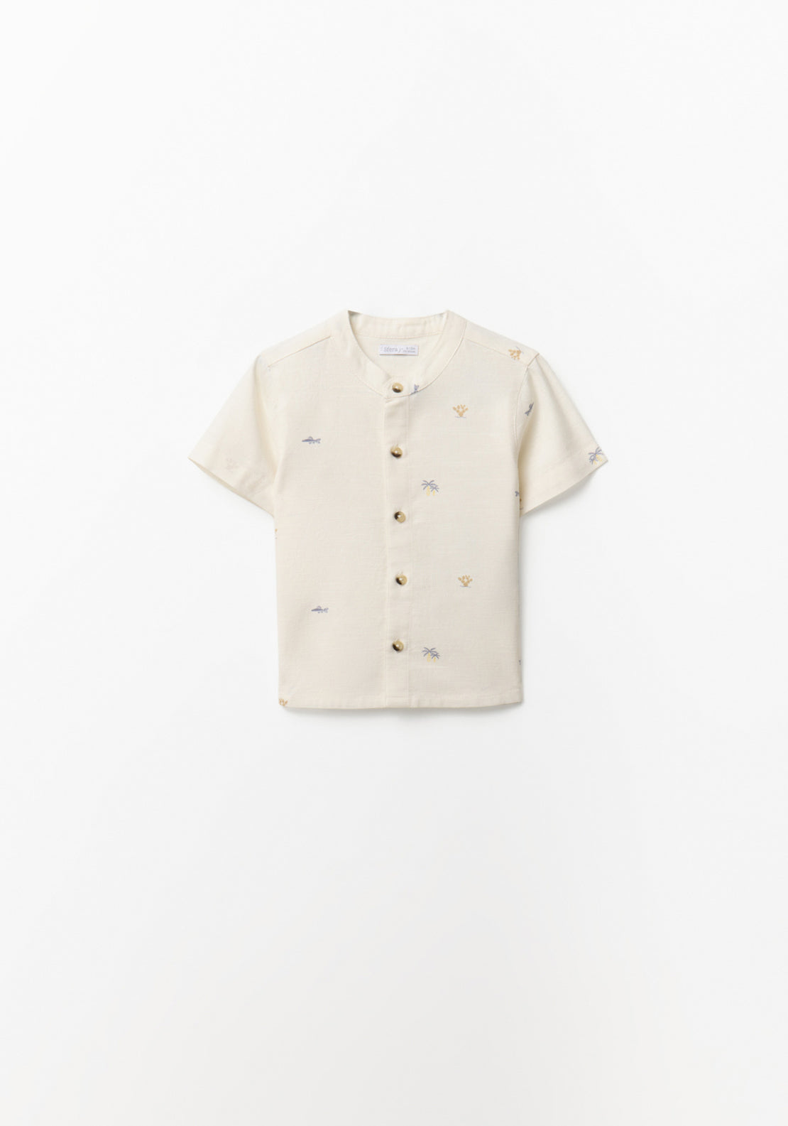 Animal Print Shirt - White