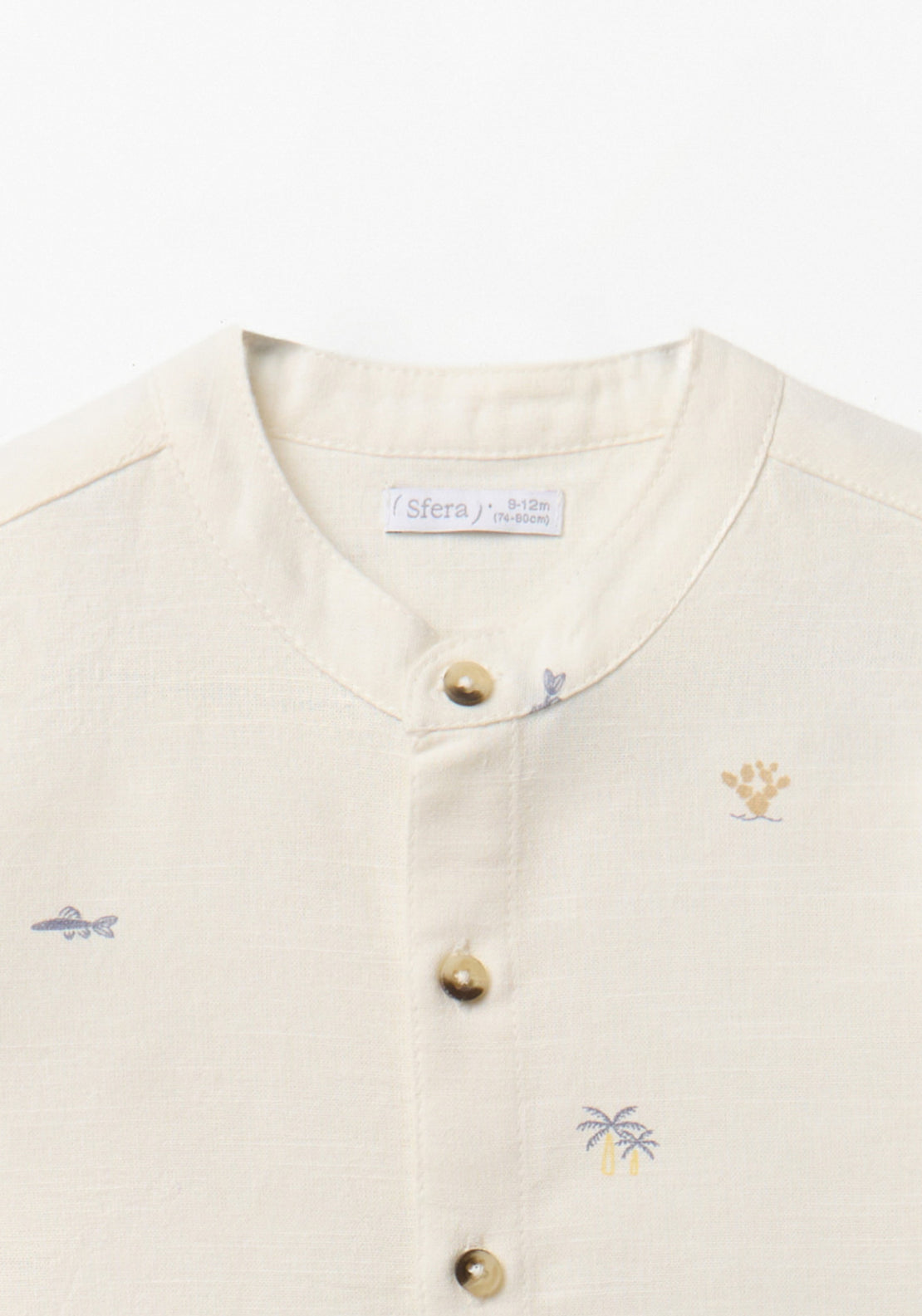 Animal Print Shirt - White