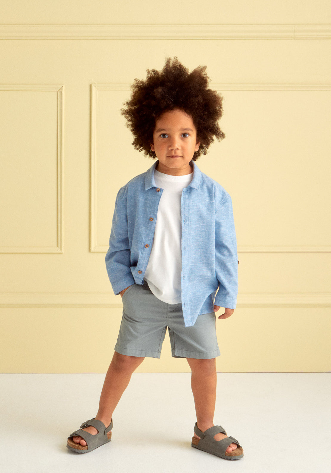 Cotton Shirt - Blue