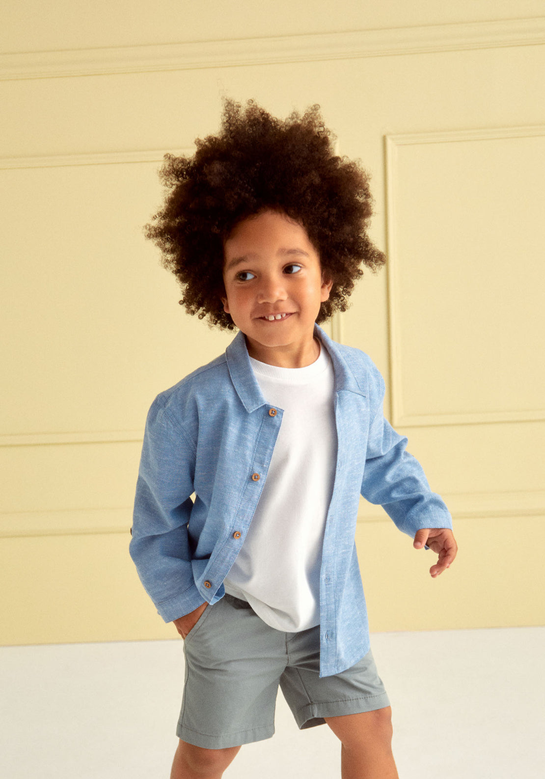 Cotton Shirt - Blue