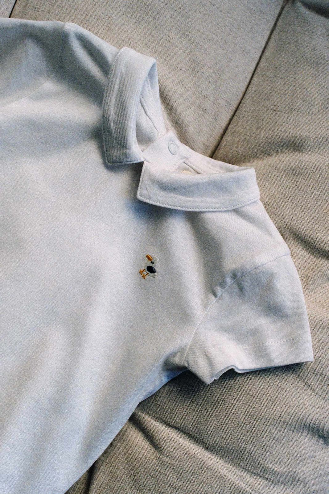 Sfera Polo-collar top - White 4 Shaws Department Stores