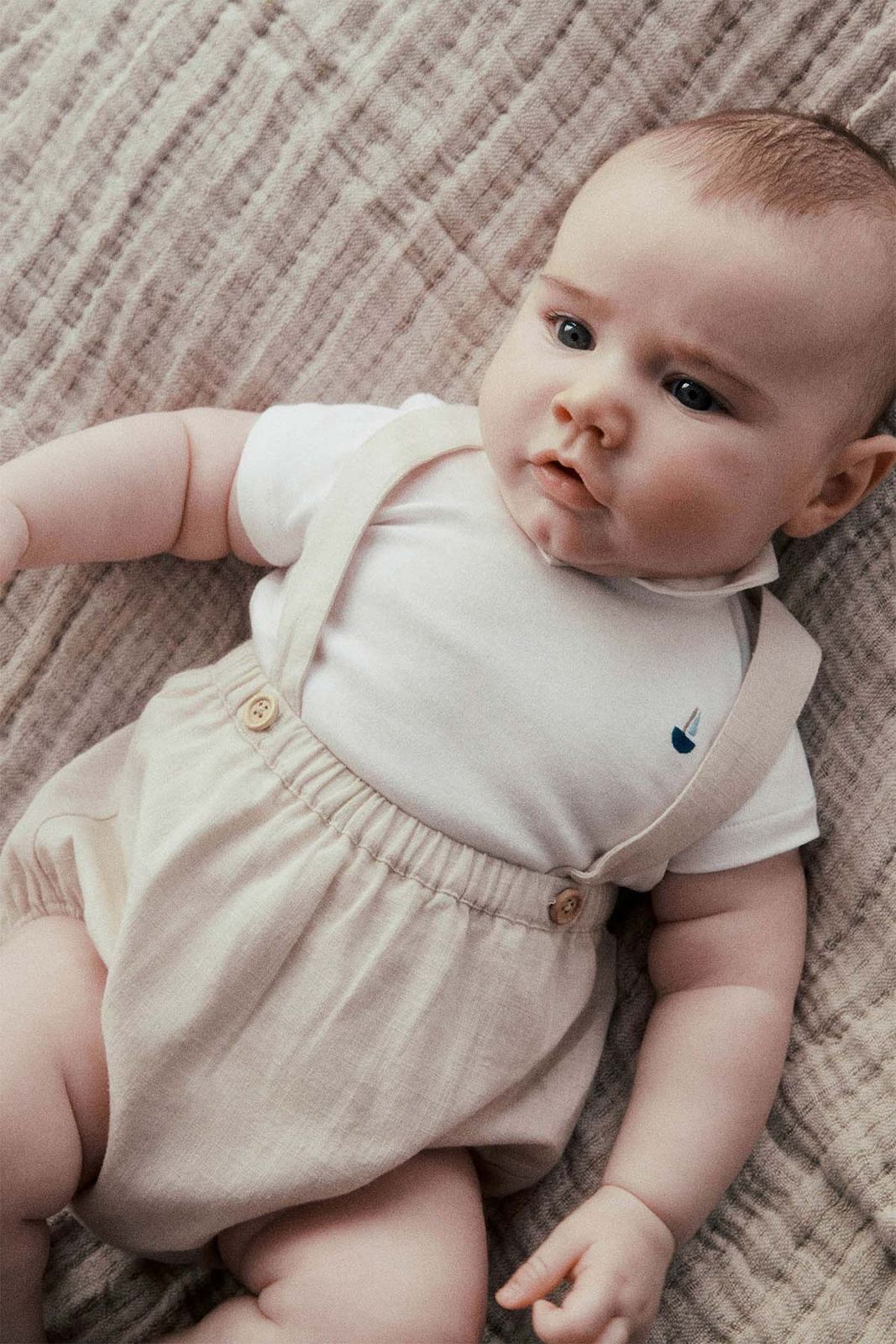Sfera Polo-collar romper - White 6 Shaws Department Stores