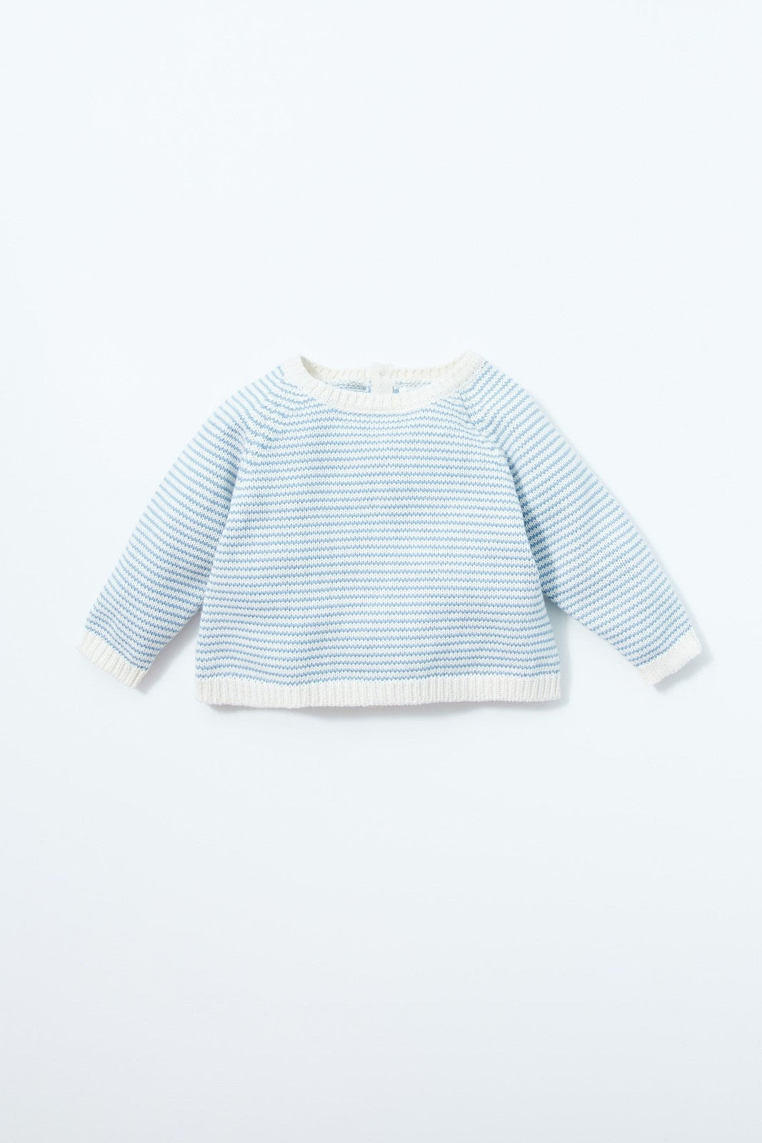 Sfera Cotton knit sweater - White 1 Shaws Department Stores