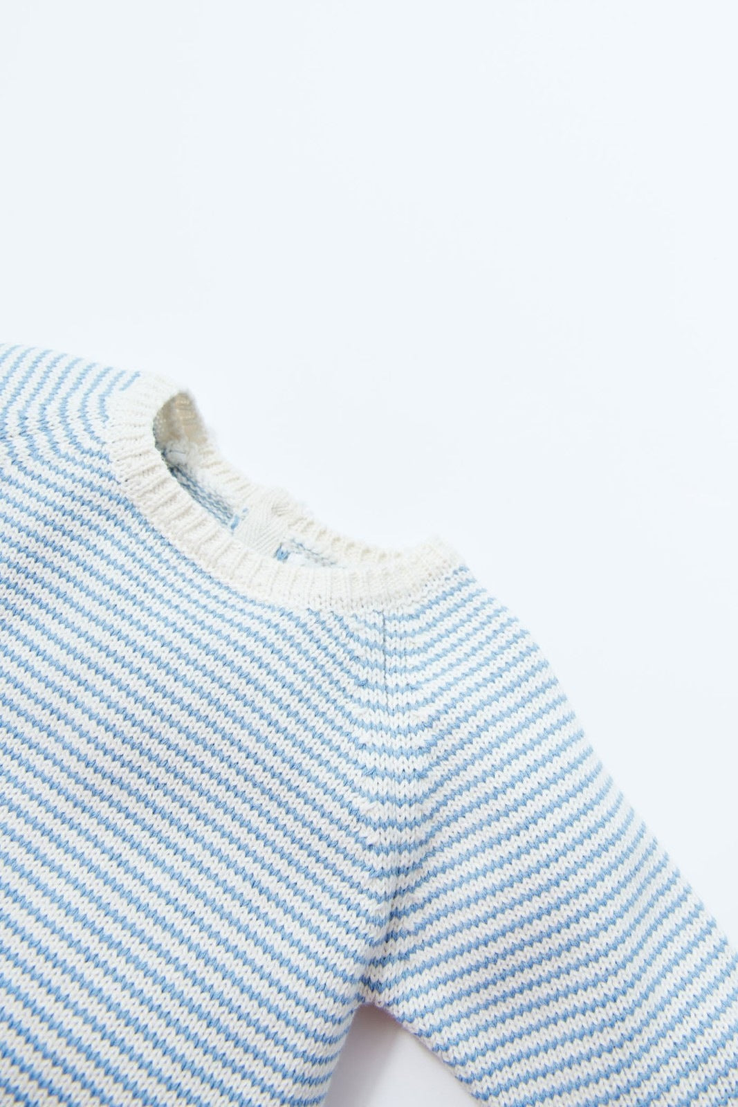 Sfera Cotton knit sweater - White 5 Shaws Department Stores