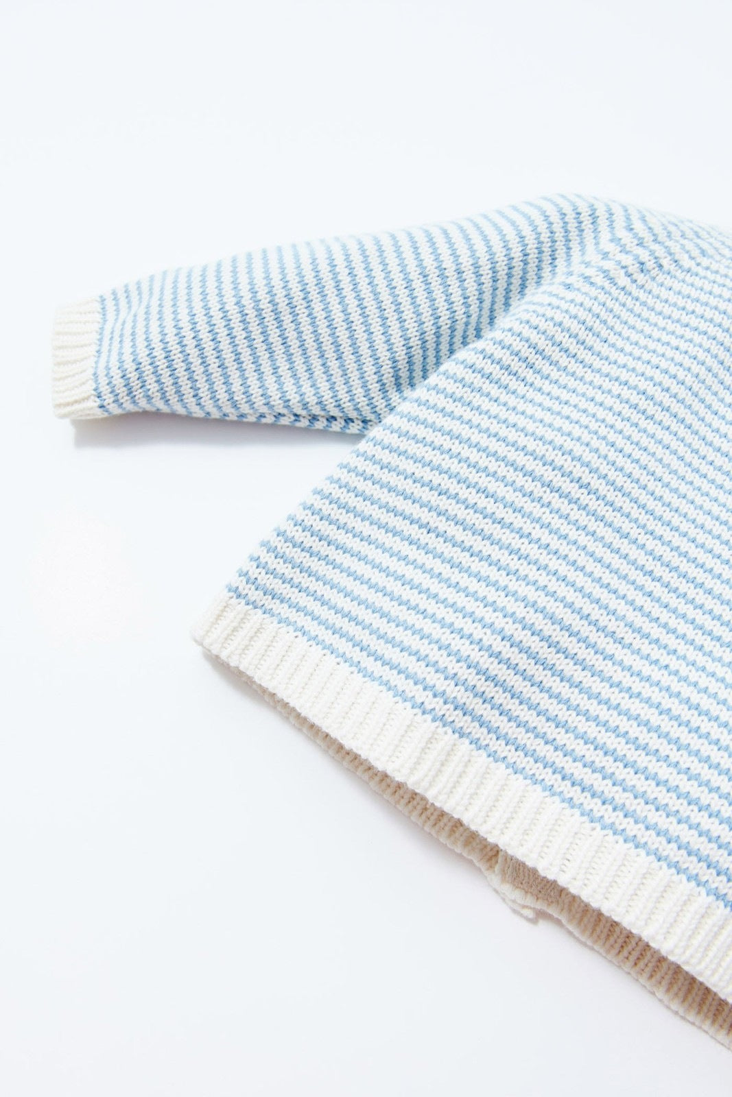 Sfera Cotton knit sweater - White 3 Shaws Department Stores