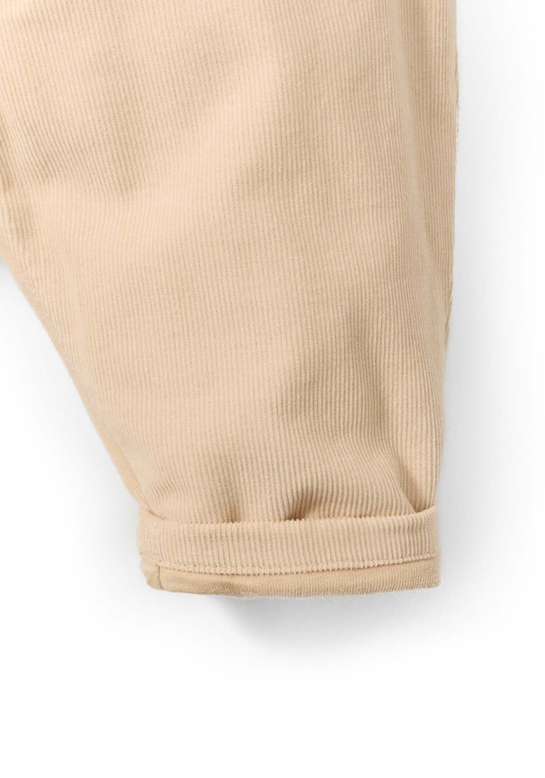 Microcordury Trousers - Cream