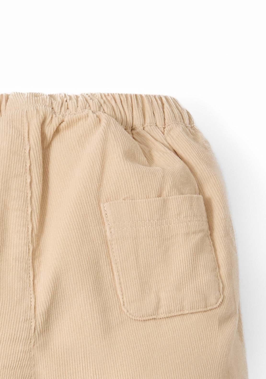 Microcordury Trousers - Cream