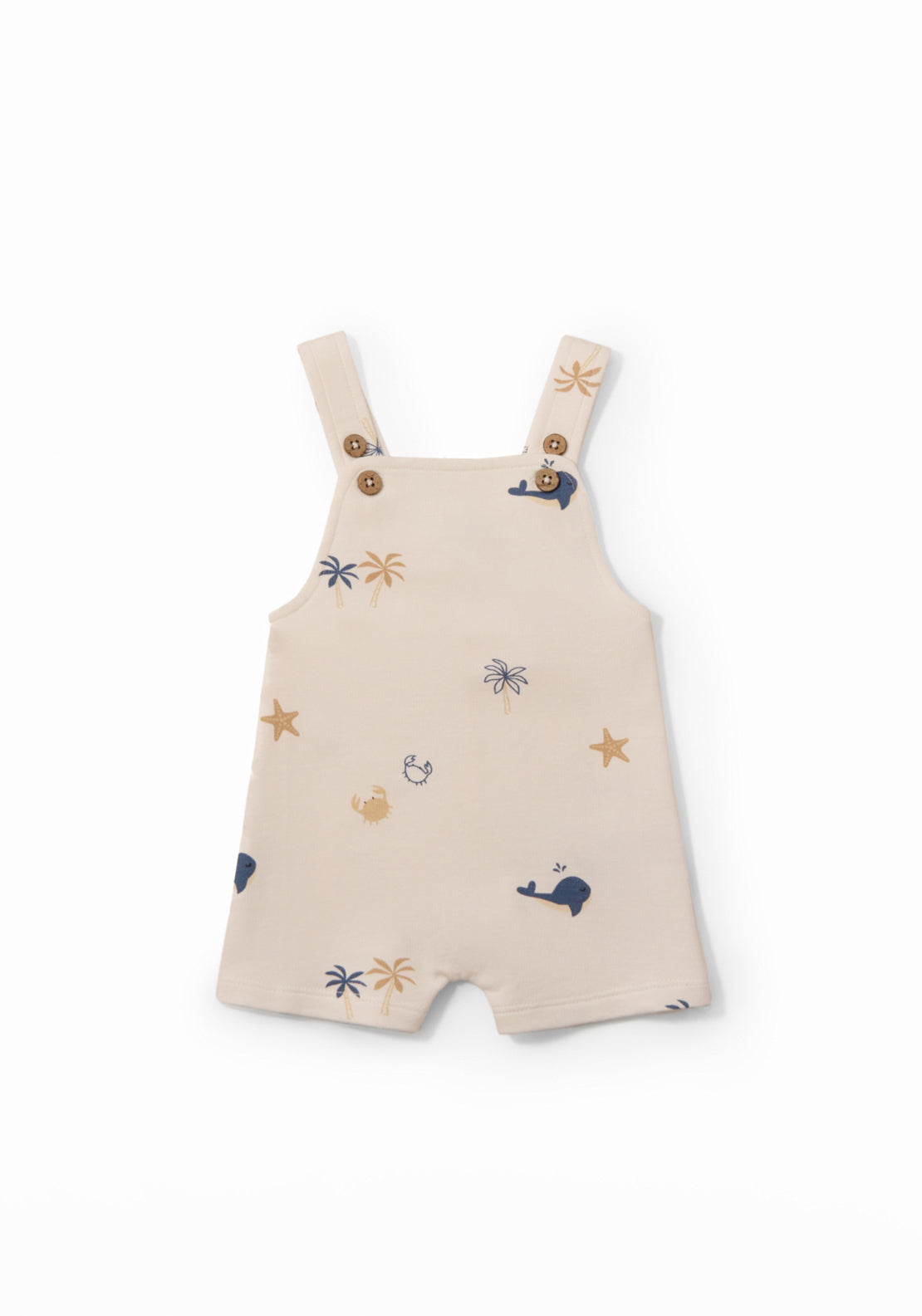 Printed Romper - White