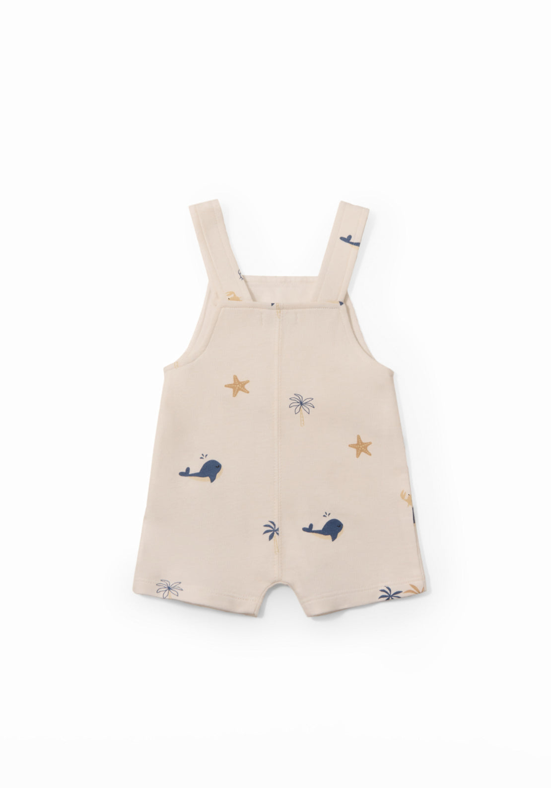 Printed Romper - White