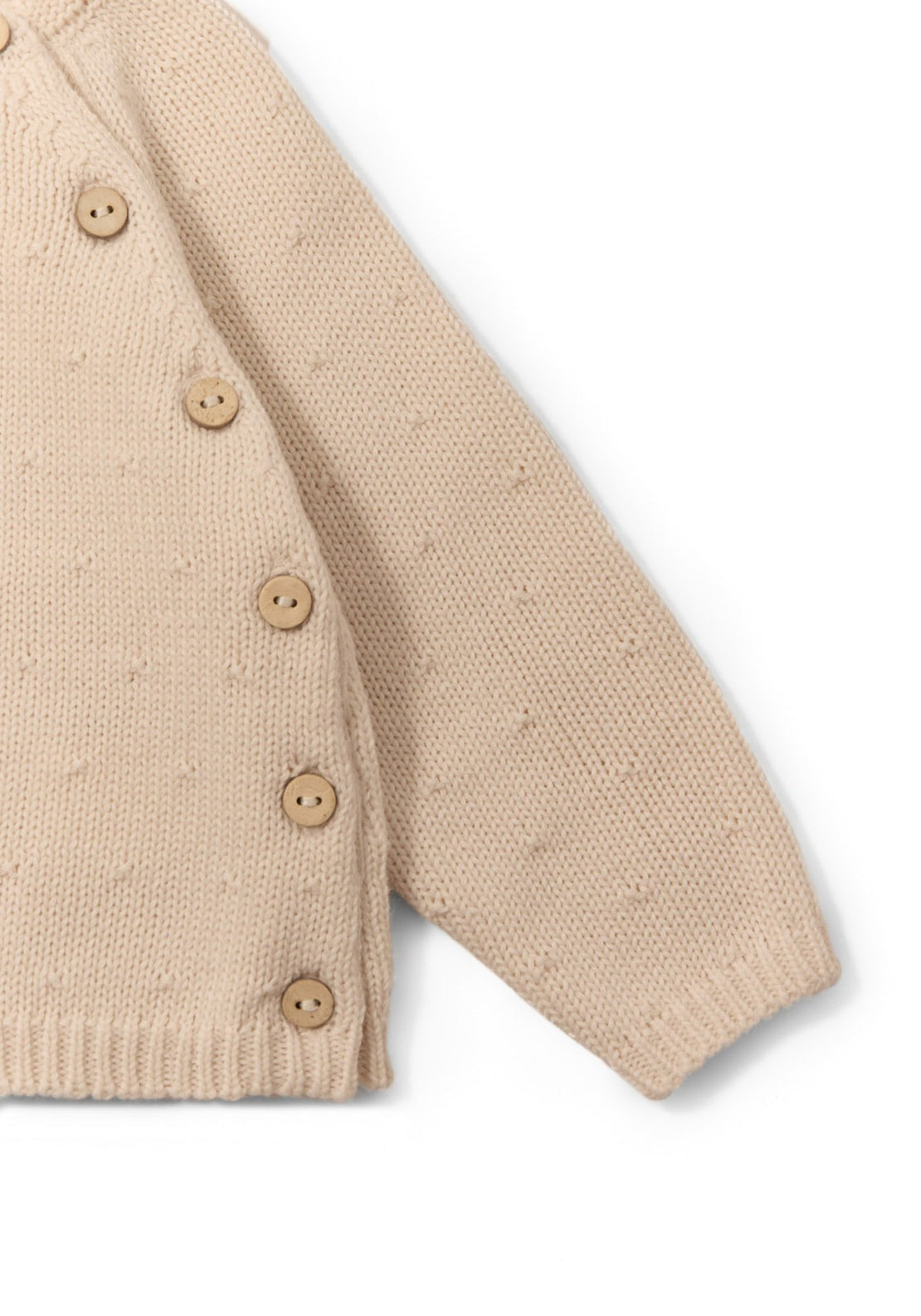 Cotton Knit Sweater - Cream