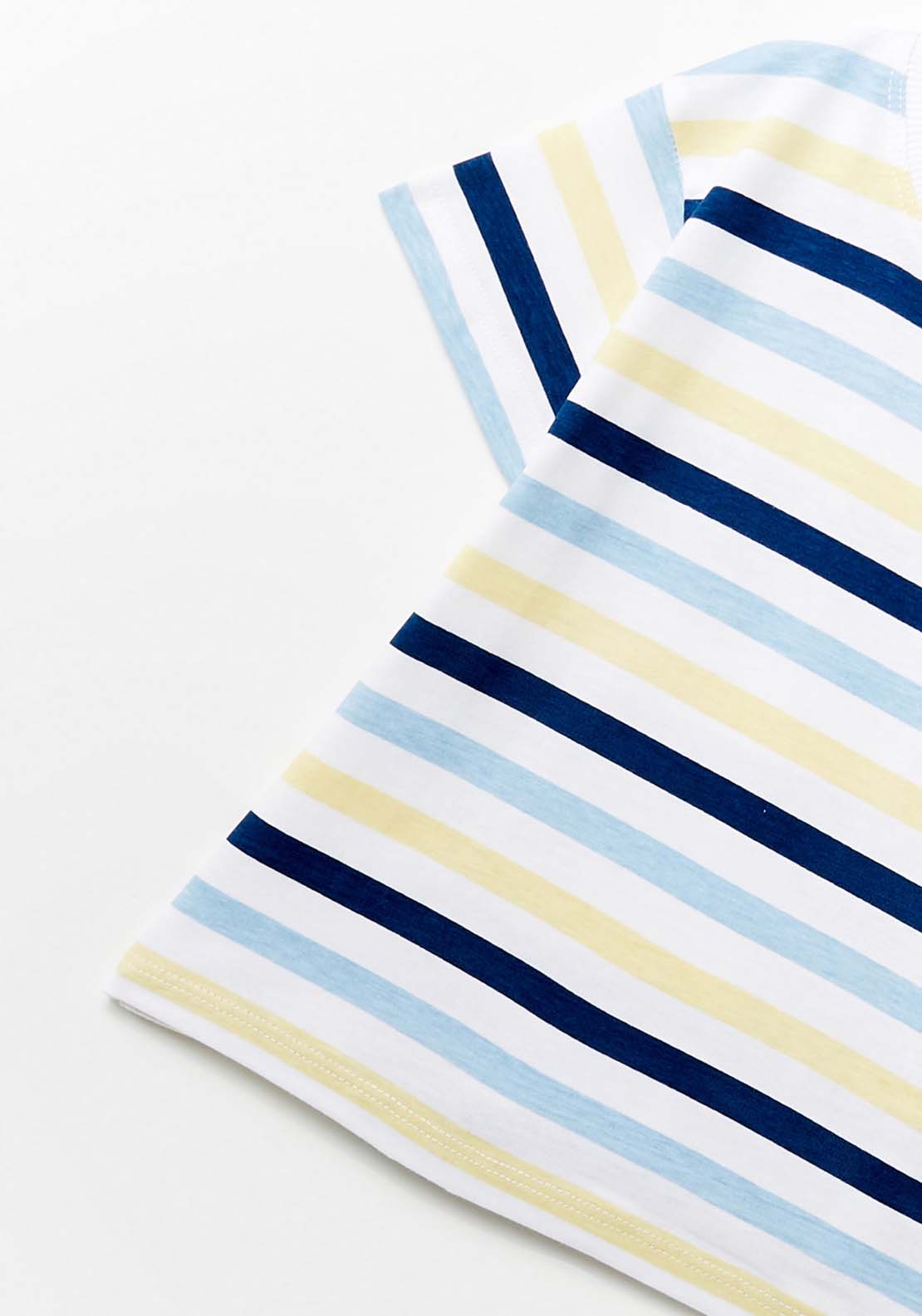 Sfera Multi Striped T-Shirts - Yellow 3 Shaws Department Stores