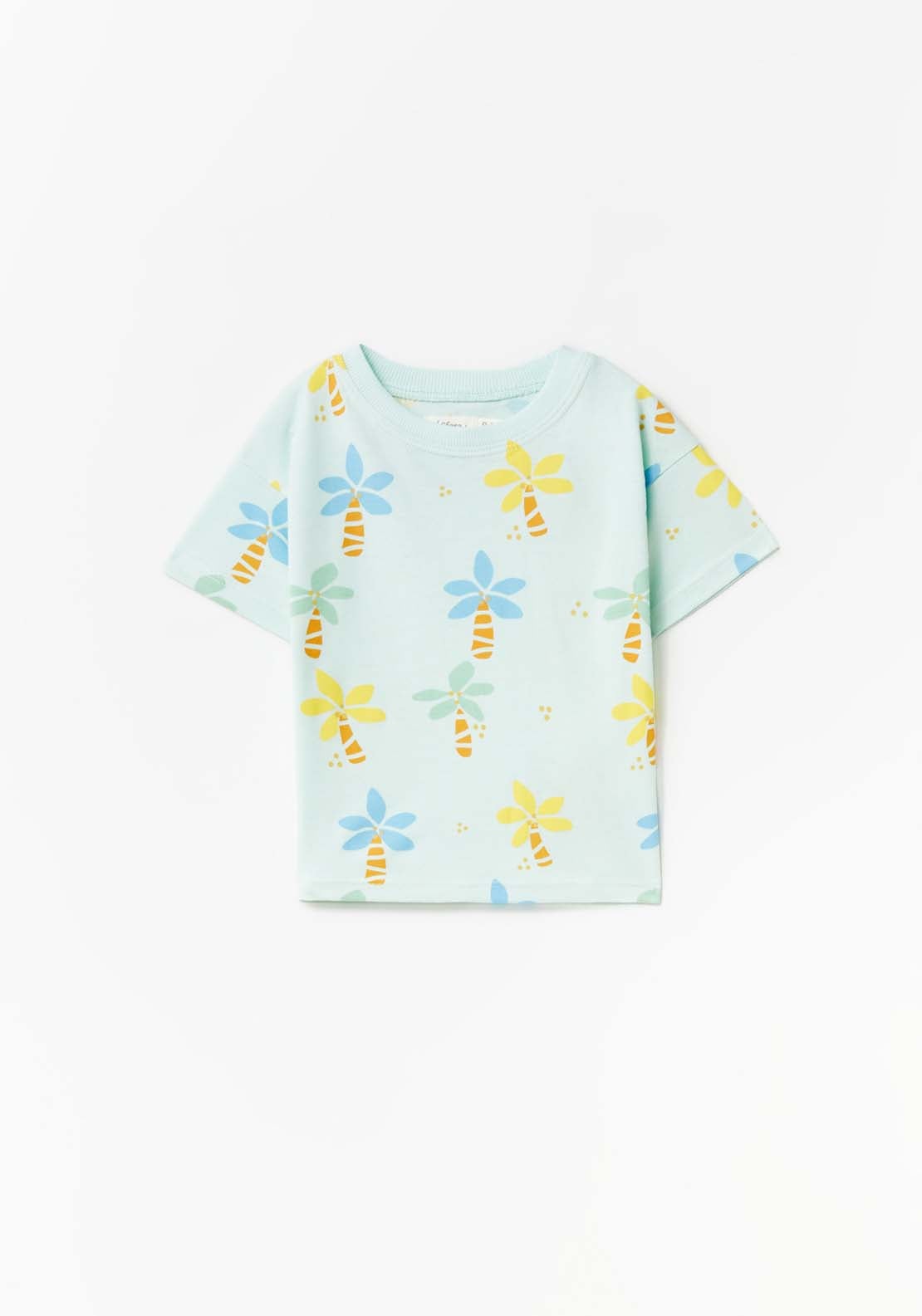 Sfera Palm Tree T-Shirt - Green 1 Shaws Department Stores