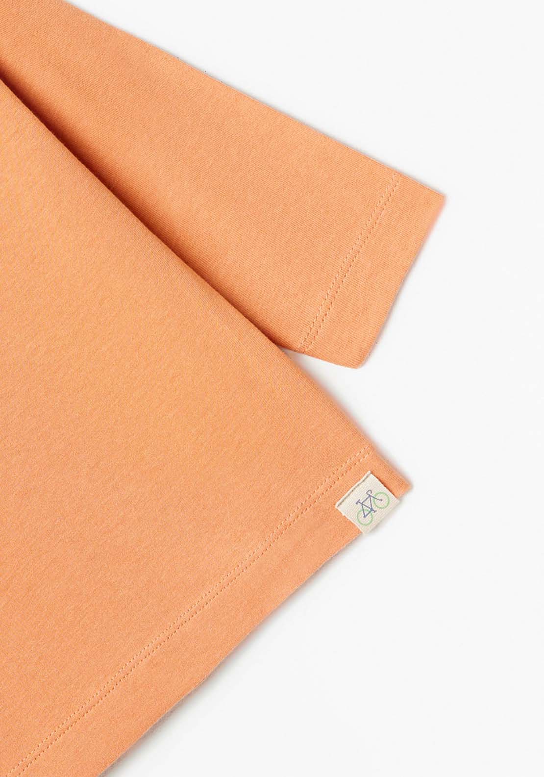 Sfera Baby Boy Plain Button Tshirt - Orange 2 Shaws Department Stores