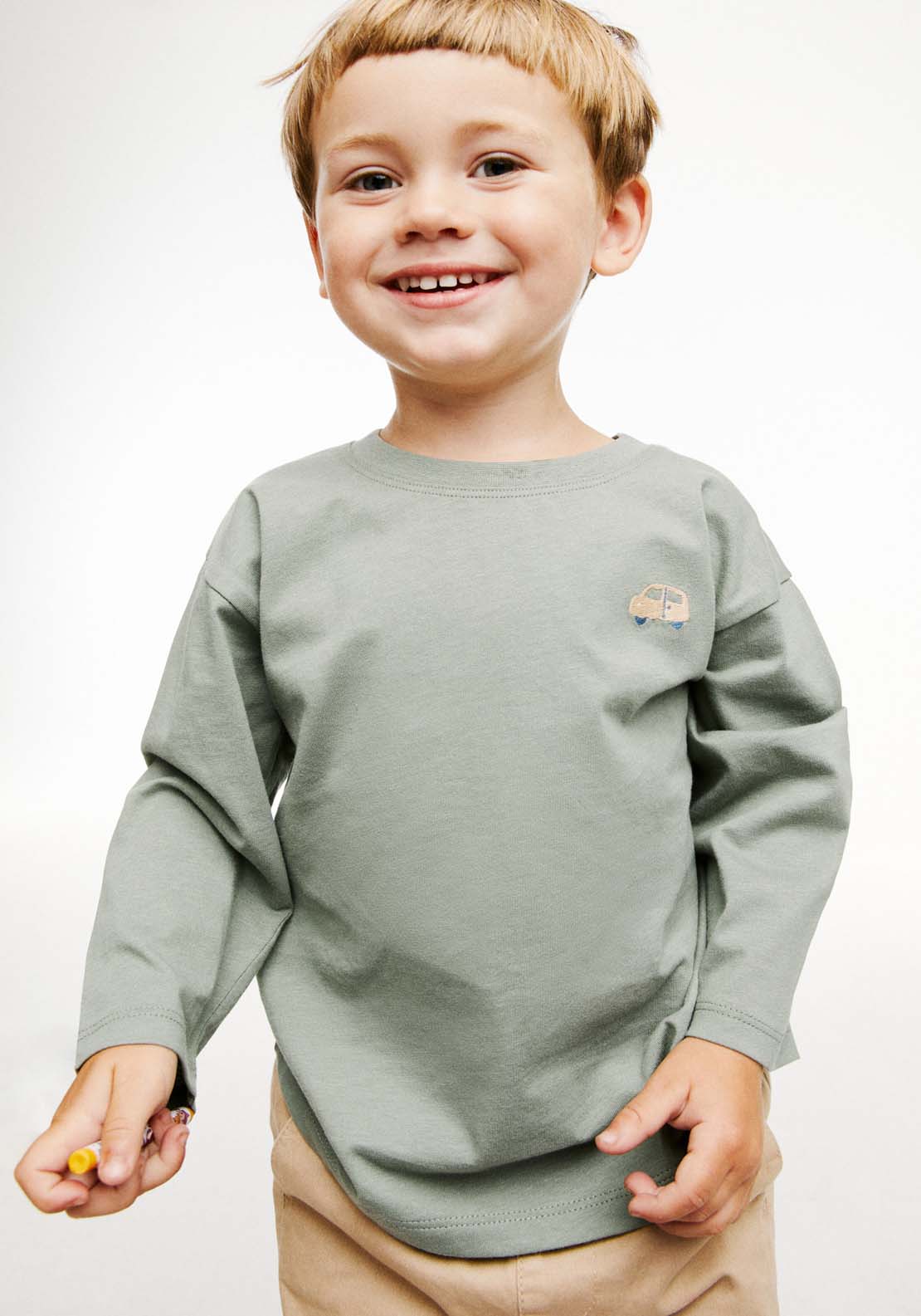 Sfera Long Sleeve Bike Tshirt - Green 1 Shaws Department Stores