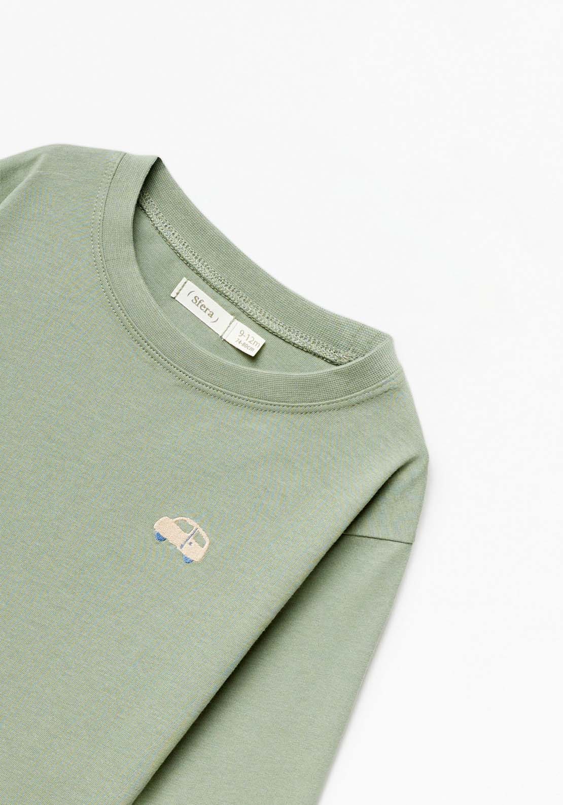 Sfera Long Sleeve Bike Tshirt - Green 4 Shaws Department Stores