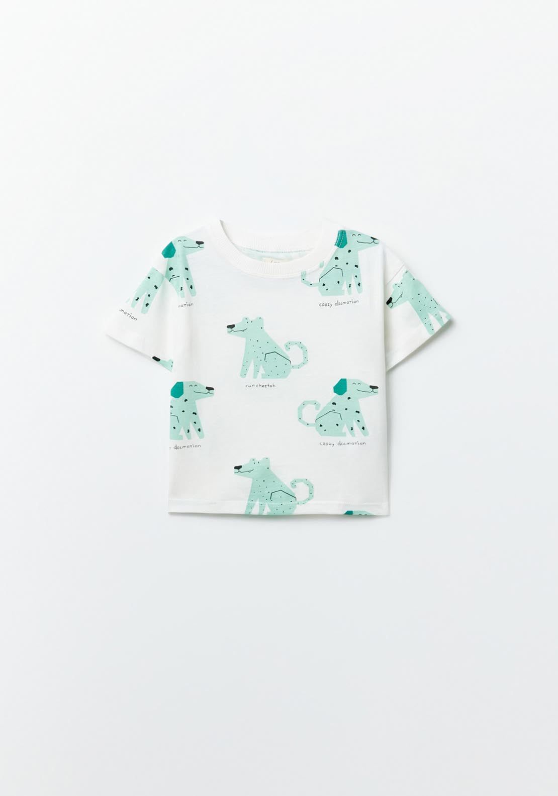 Sfera Dog Print T-Shirt - White Off 6 Shaws Department Stores