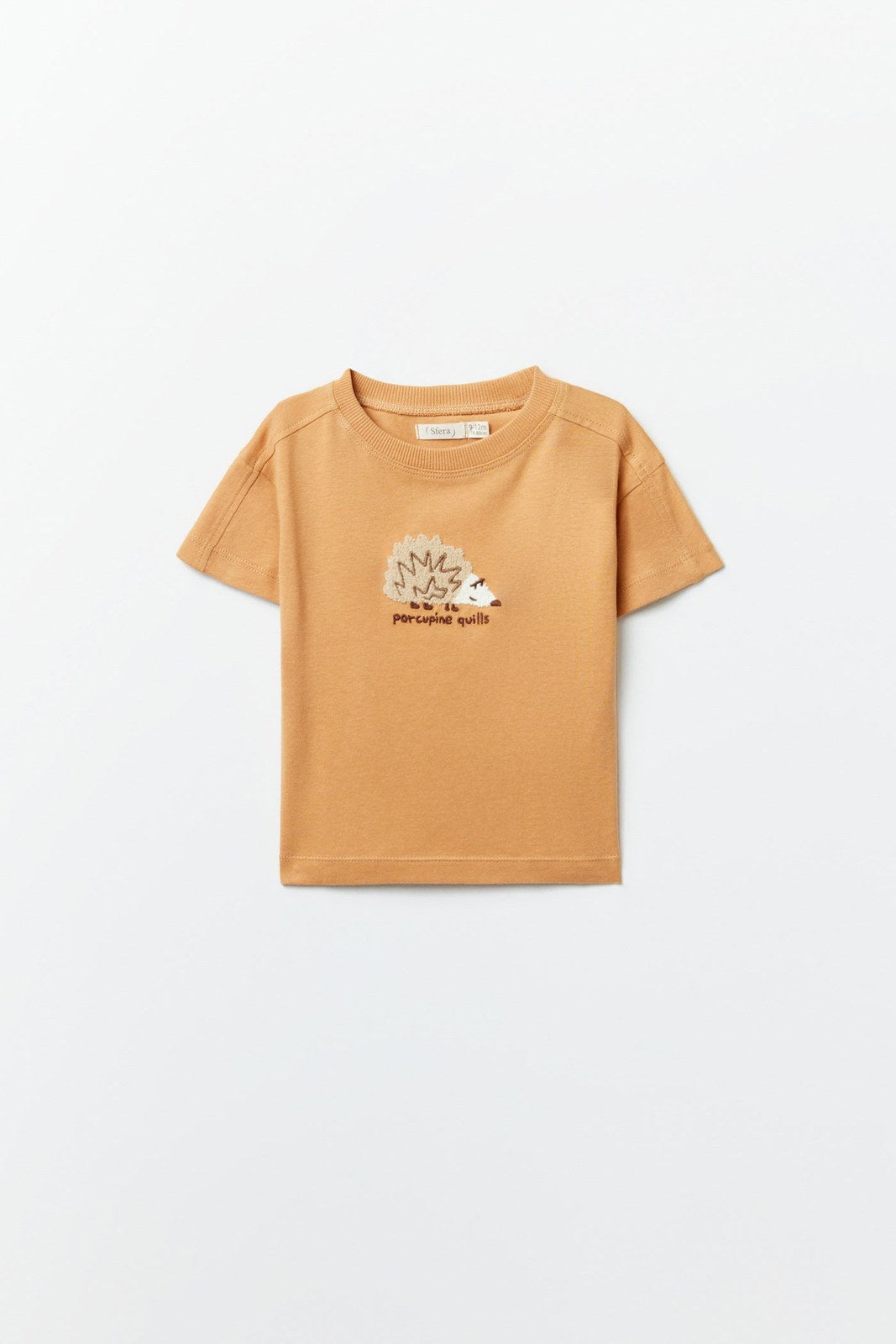 Sfera Printed short-sleeved T-shirt - Copper 1 Shaws Department Stores