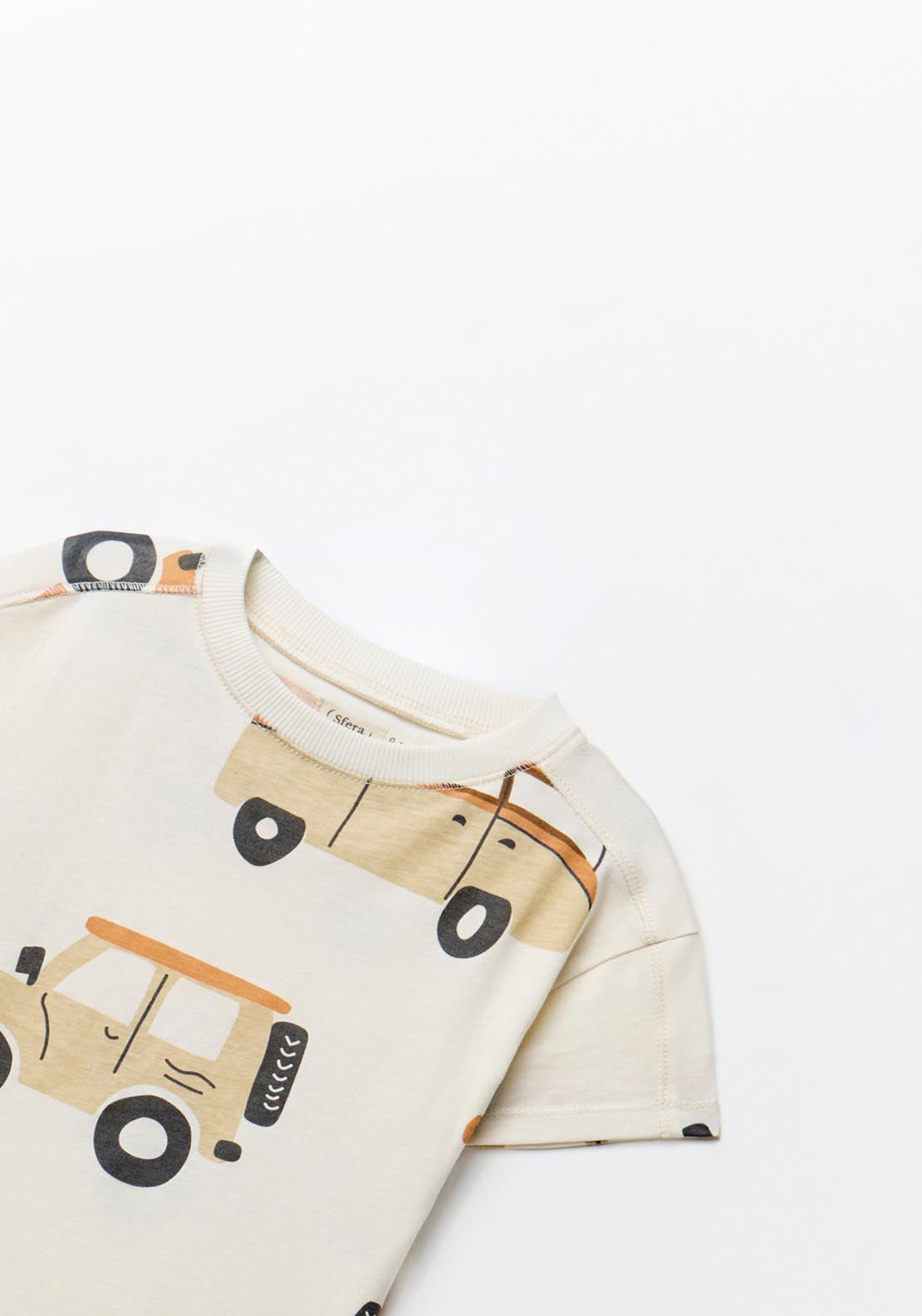 Sfera Printed T-Shirt - White 3 Shaws Department Stores