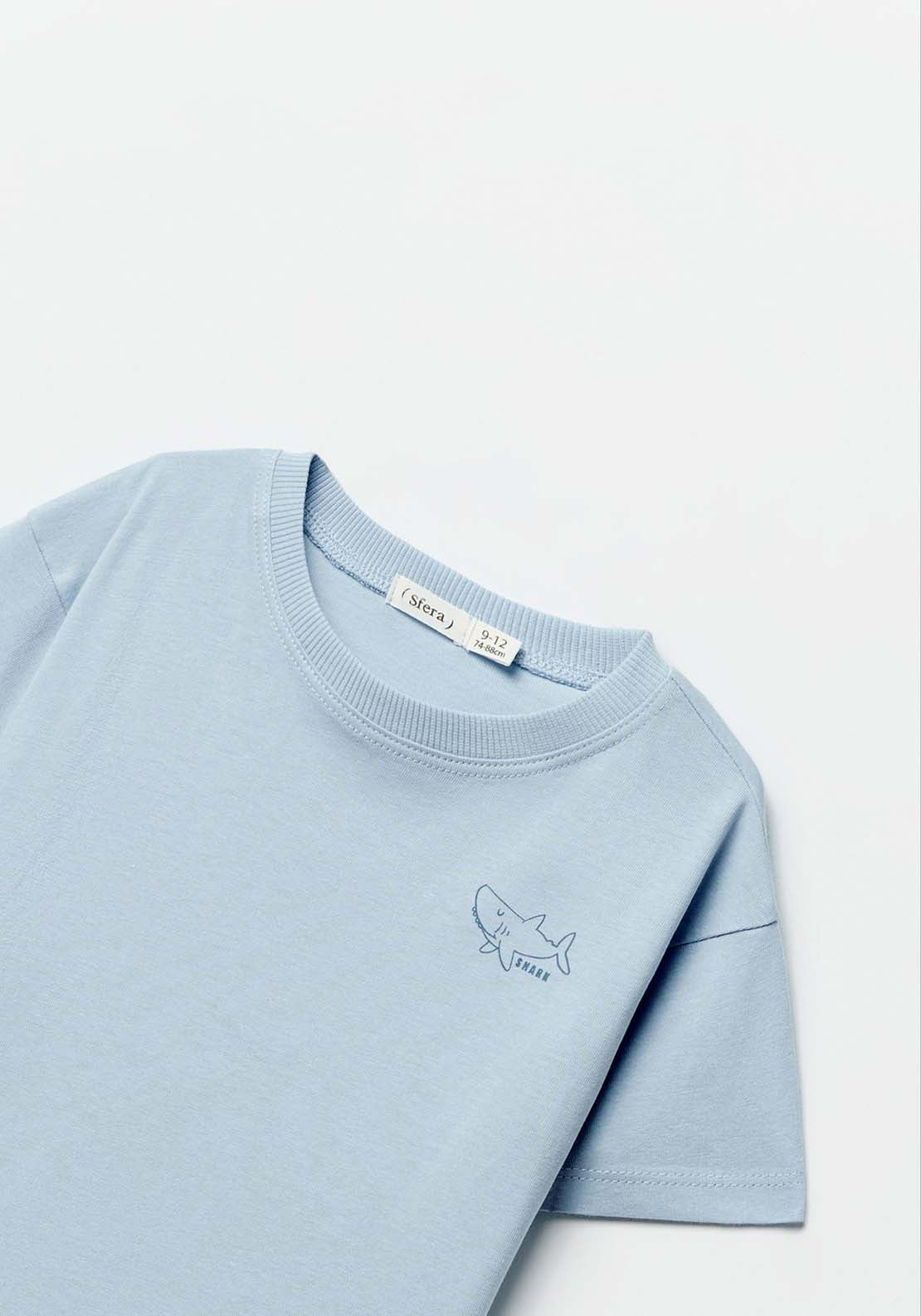 Plain T-Shirt - Blue