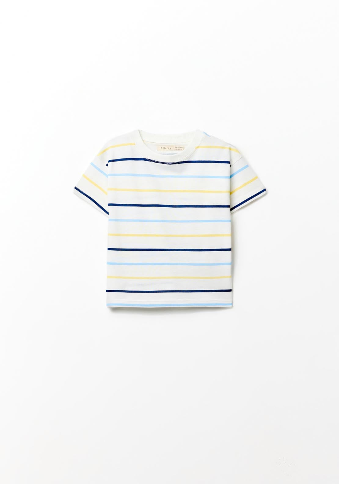 Sfera Striped T-shirt - Yellow 3 Shaws Department Stores