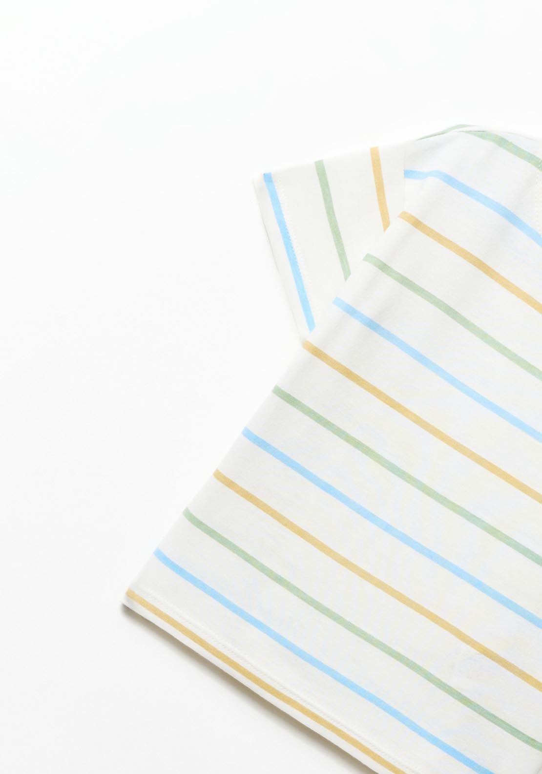 Sfera Striped T-shirt - Green 2 Shaws Department Stores