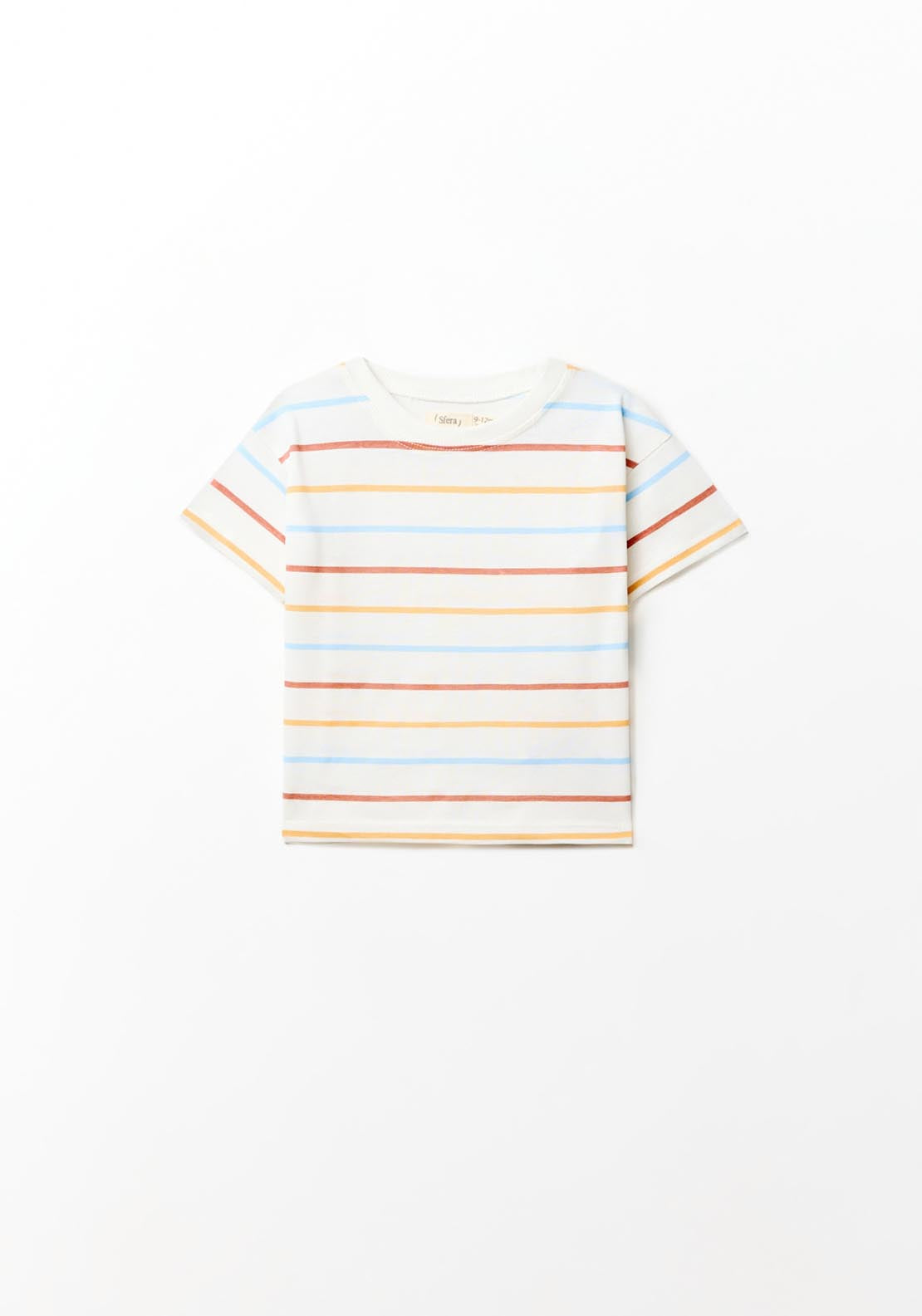 Sfera Striped T-shirt - Orange 3 Shaws Department Stores