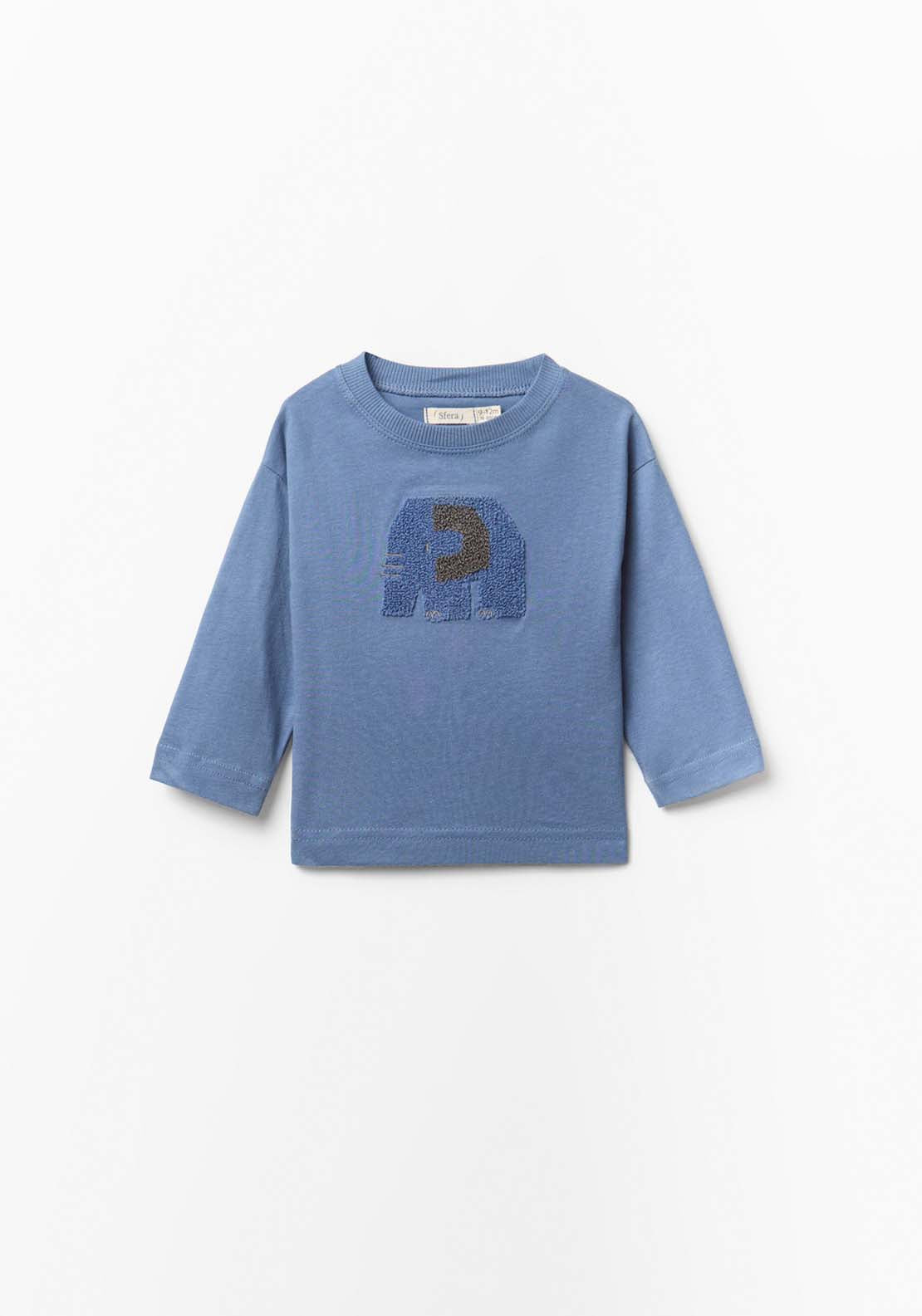 Patch T-Shirt - Blue