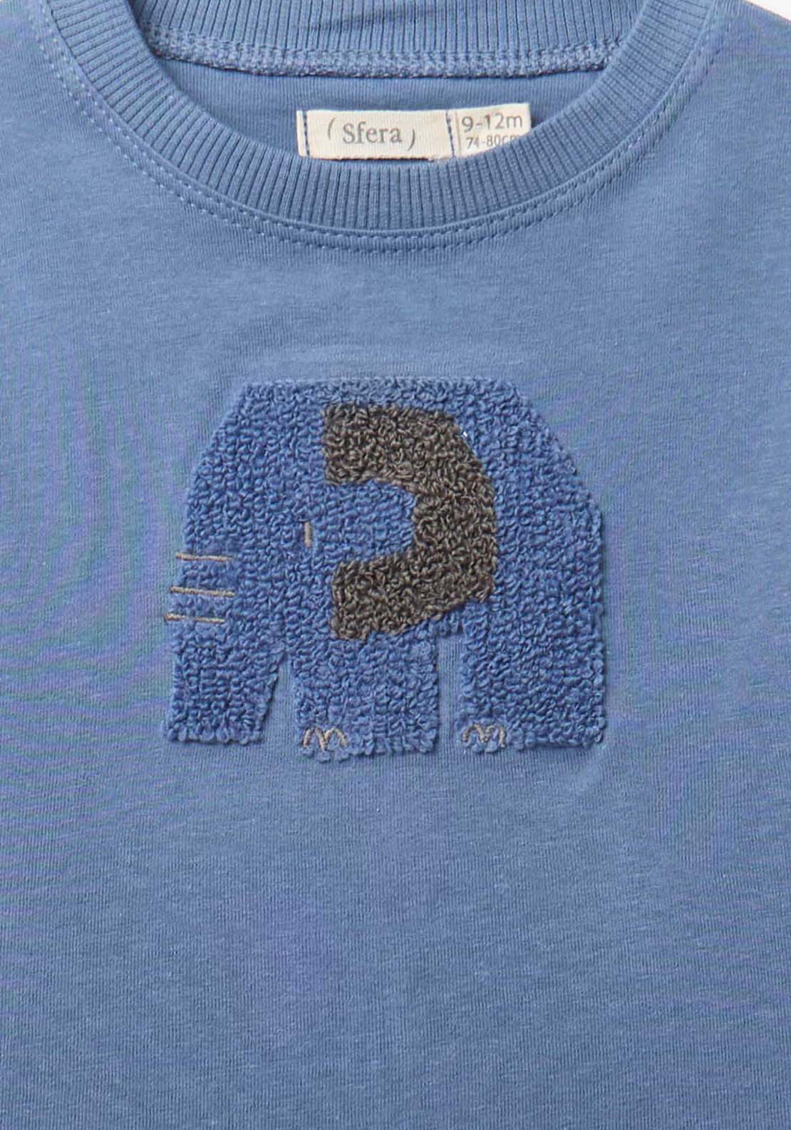 Patch T-Shirt - Blue