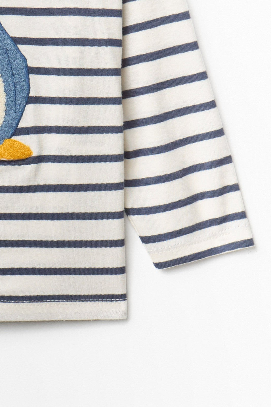 Penguin Striped Long Sleeved T-Shirt - Blue