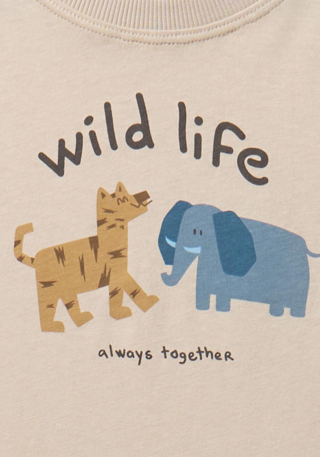 Wild Life T-shirt - Grey