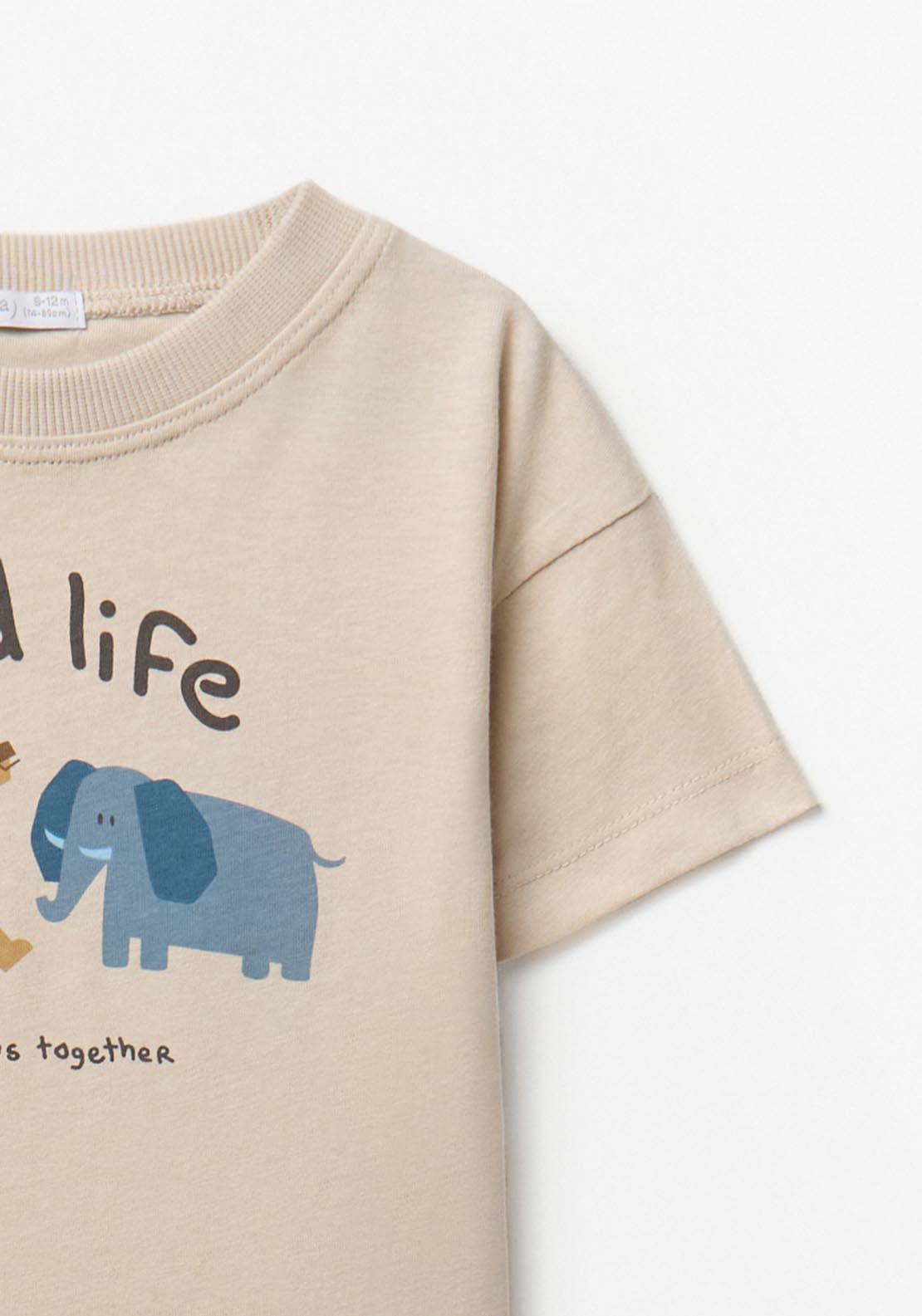 Wild Life T-shirt - Grey