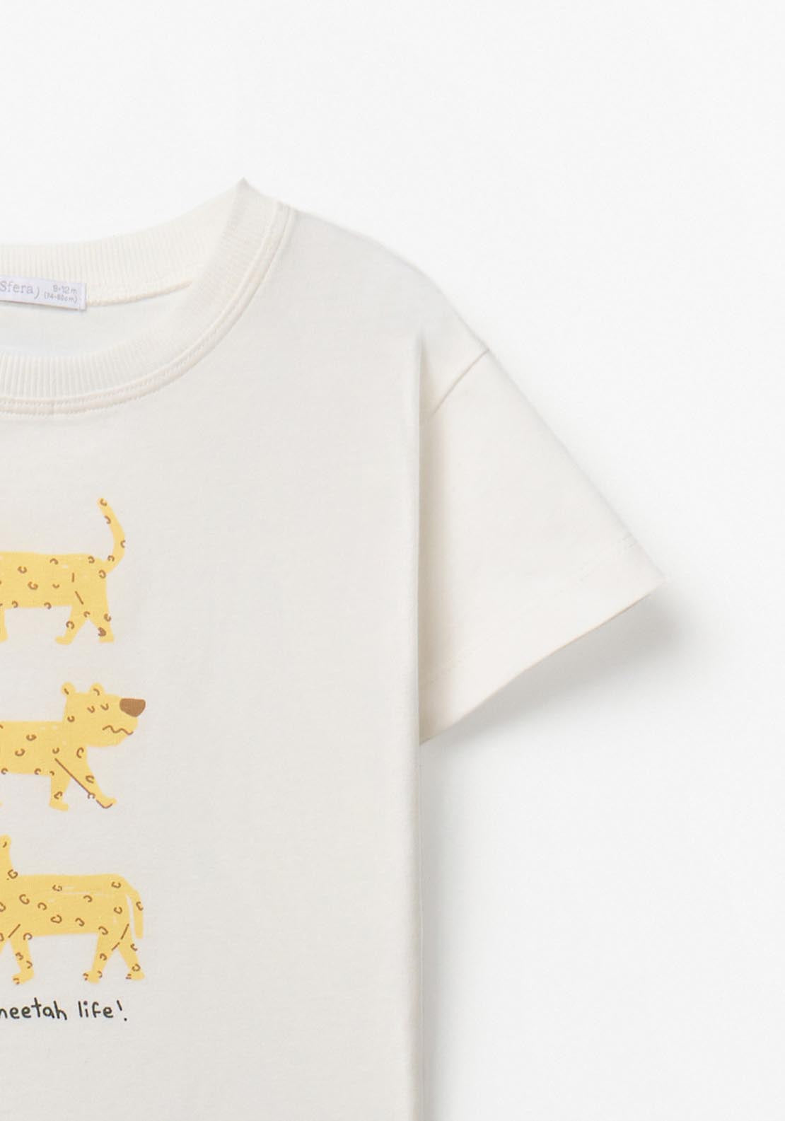 Cheetah T-shirt - White