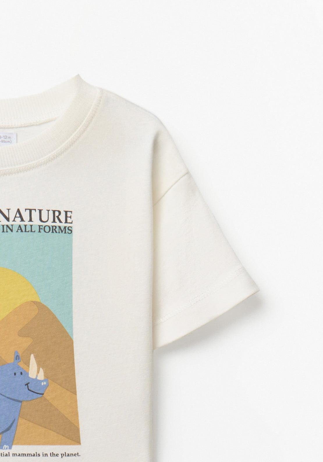 Rhino Print T-Shirt - White