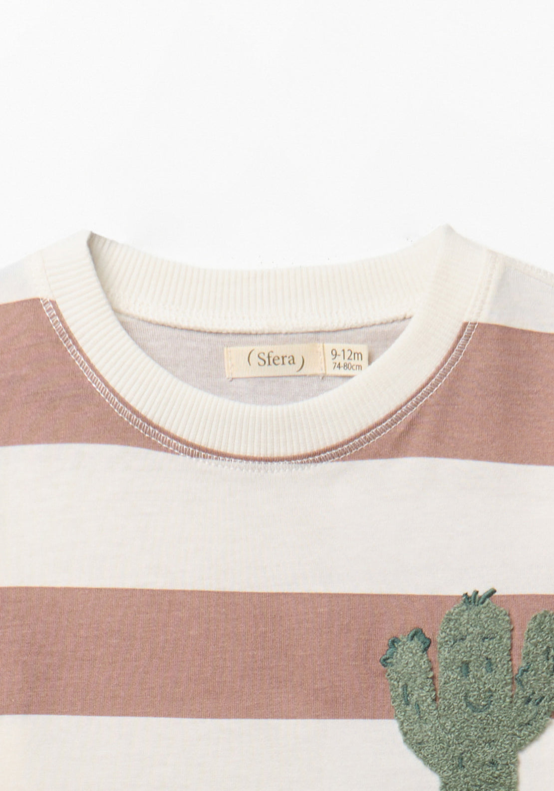 Cactus Striped T-Shirt - Red