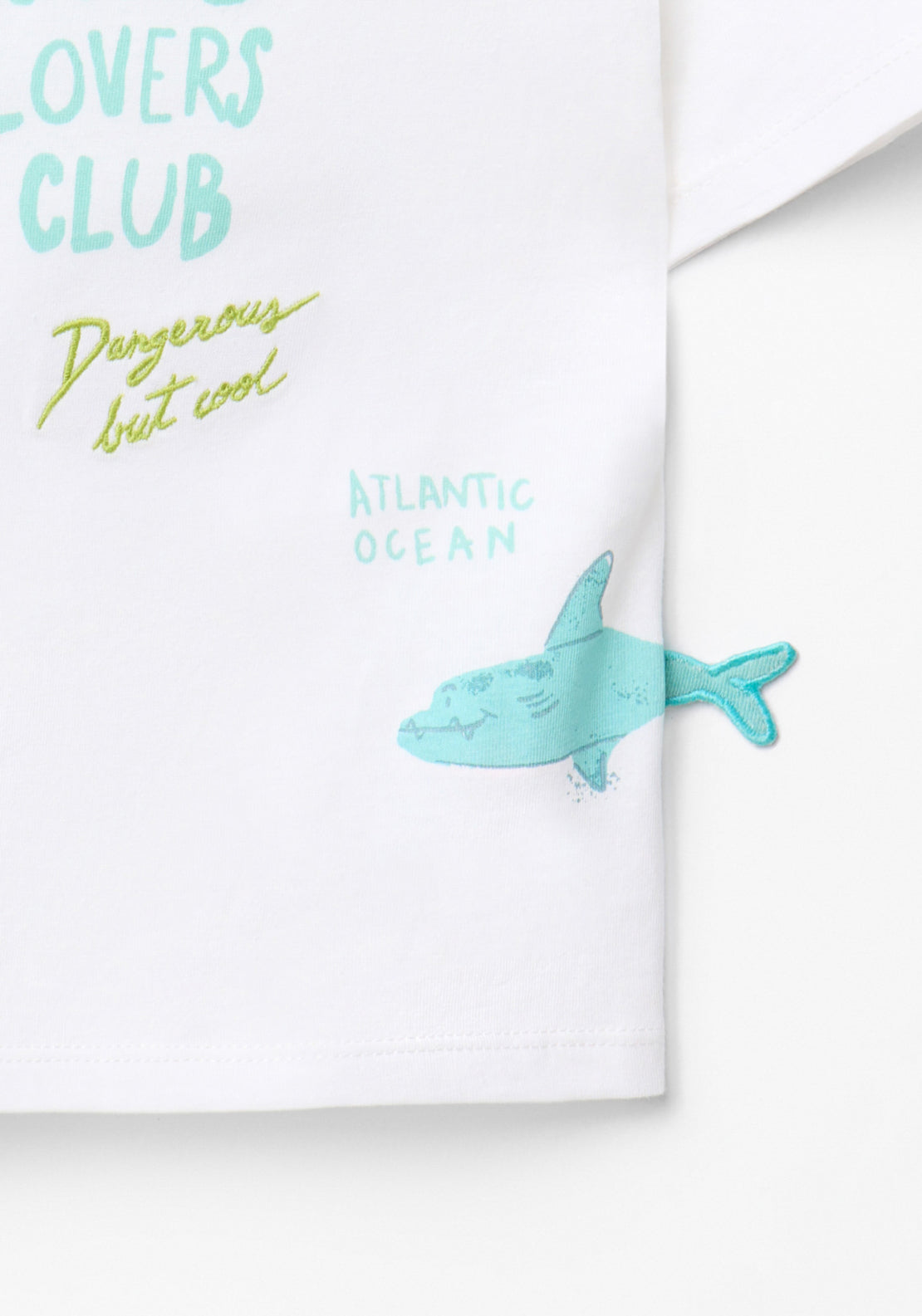Printed Short Sleeved T-Shirt - Cream