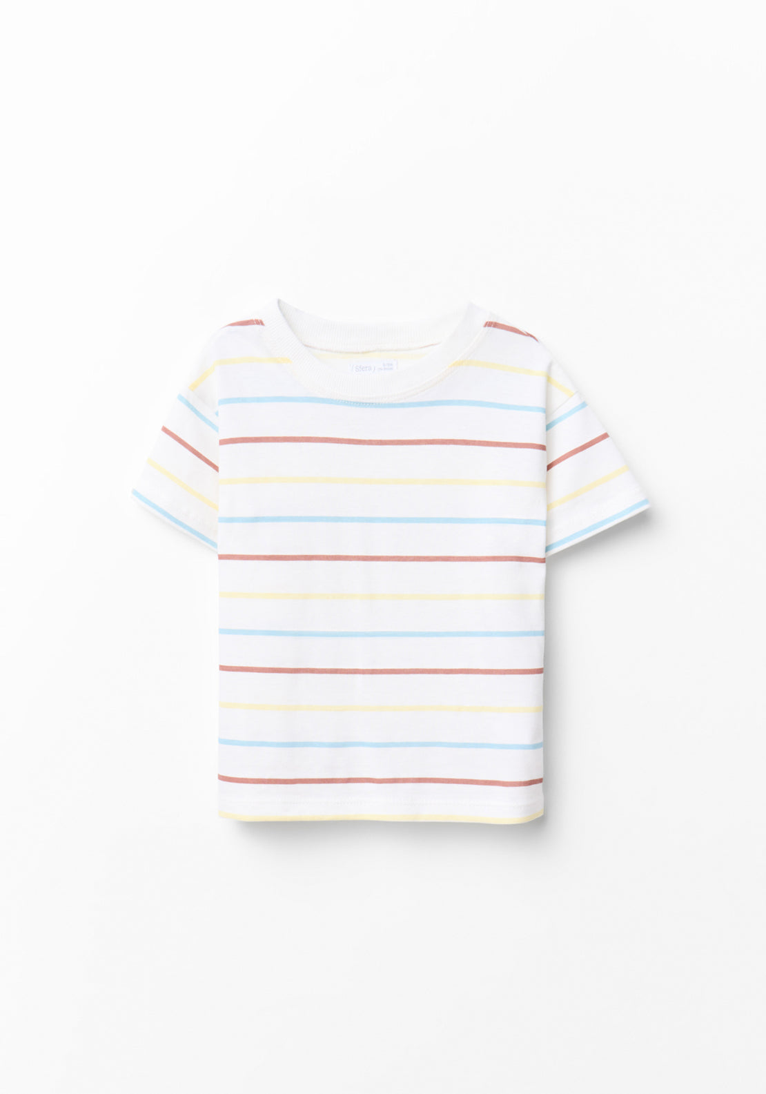 Tricolour Striped T-Shirt - Yellow