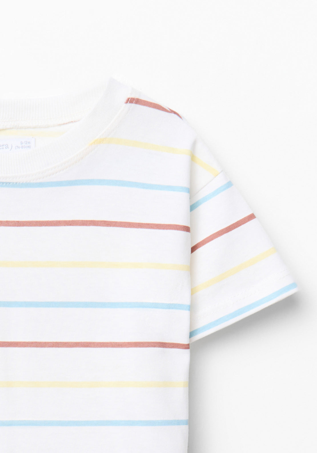 Tricolour Striped T-Shirt - Yellow