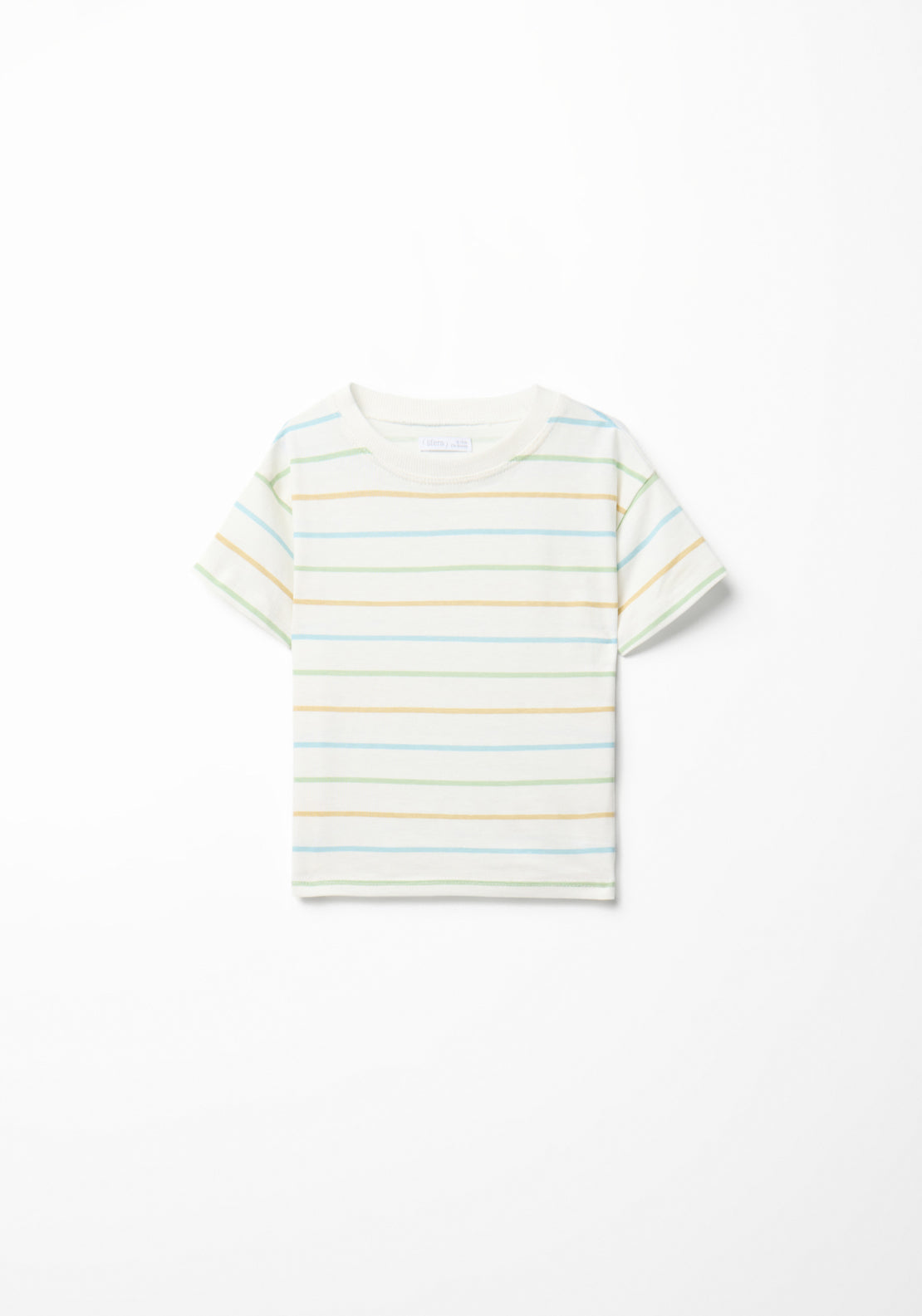 Tricolour Striped T-Shirt - Green
