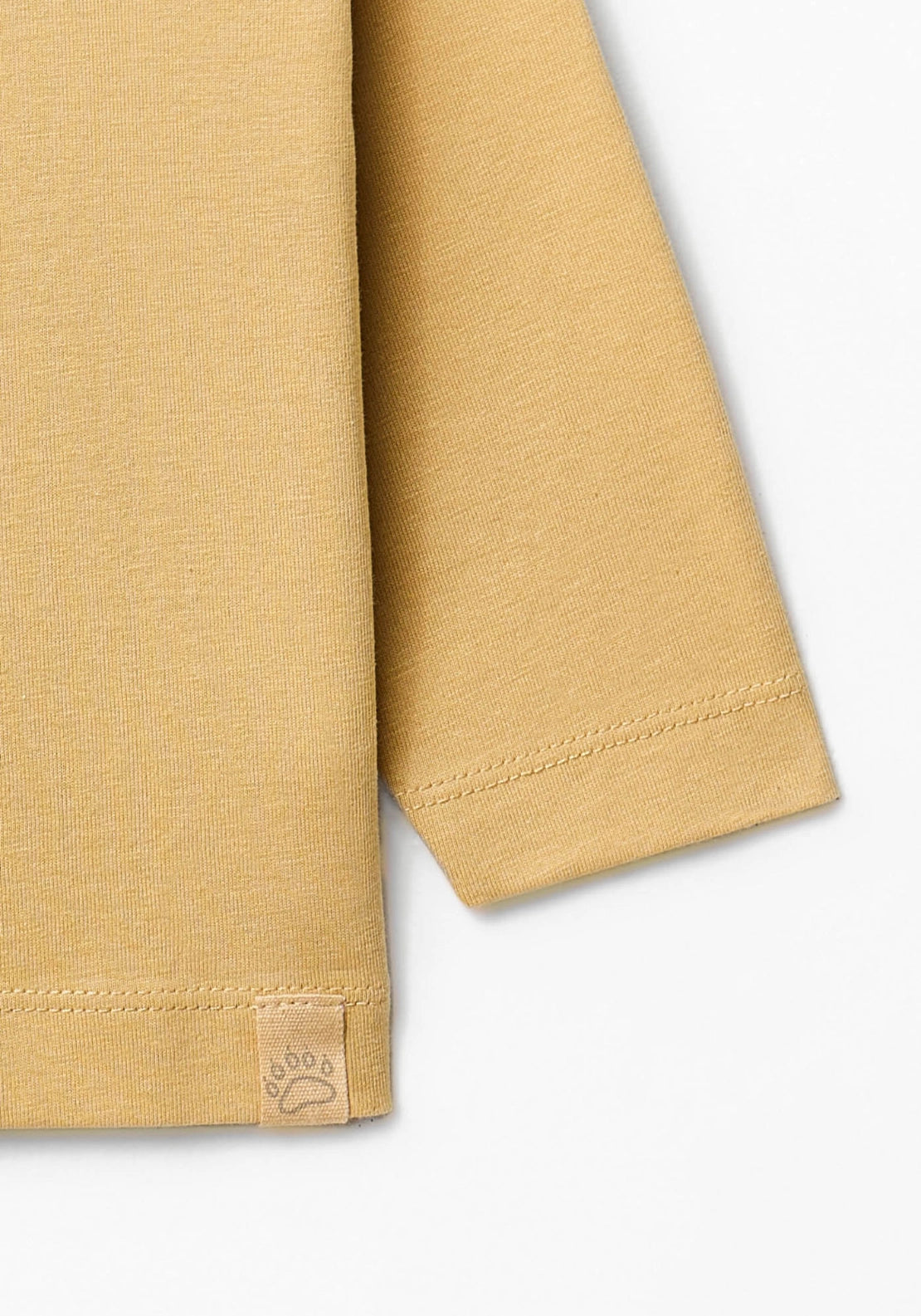 Solid Colour Henley Shirt - Yellow