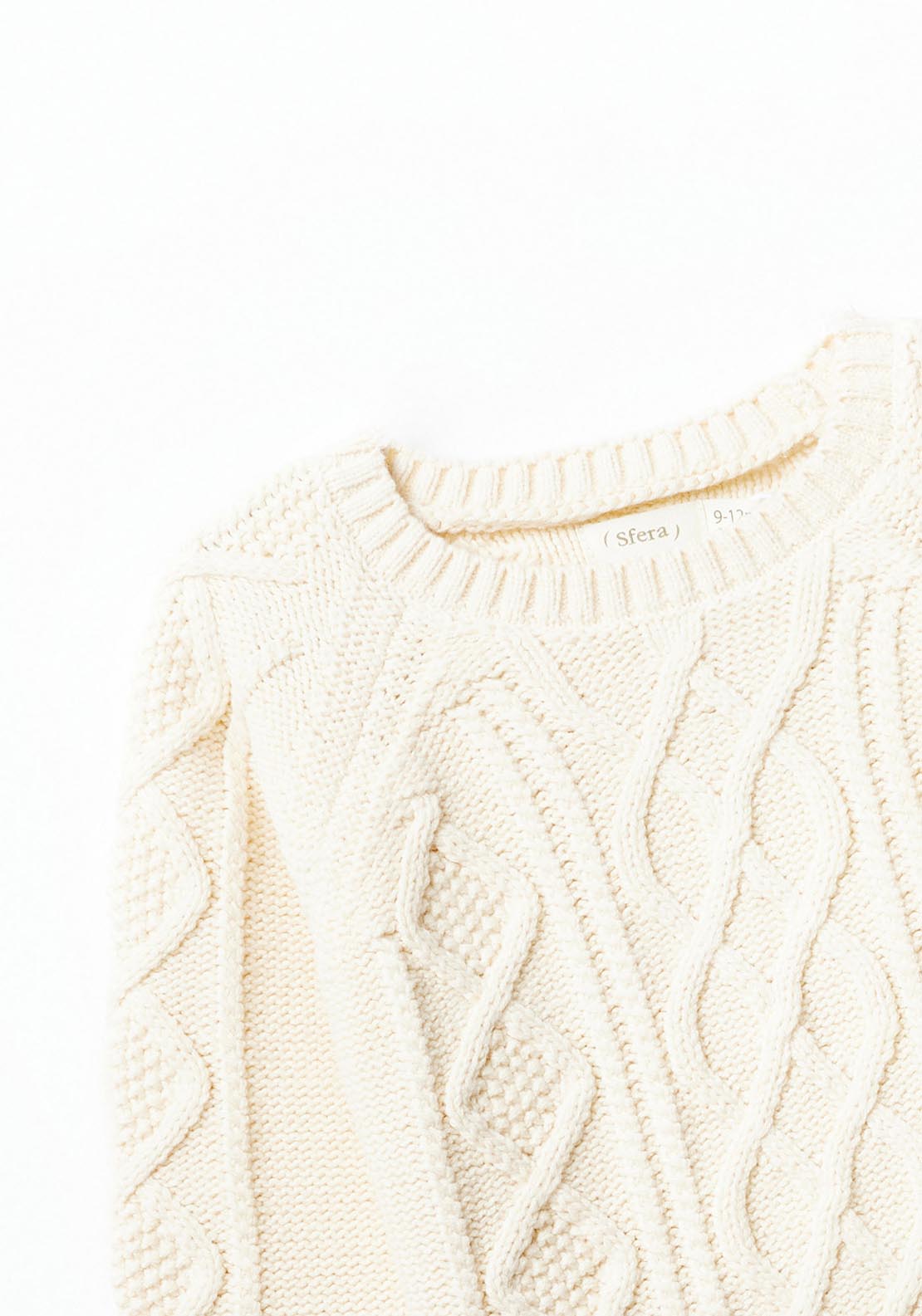Sfera Round-neck sweater - White 2 Shaws Department Stores