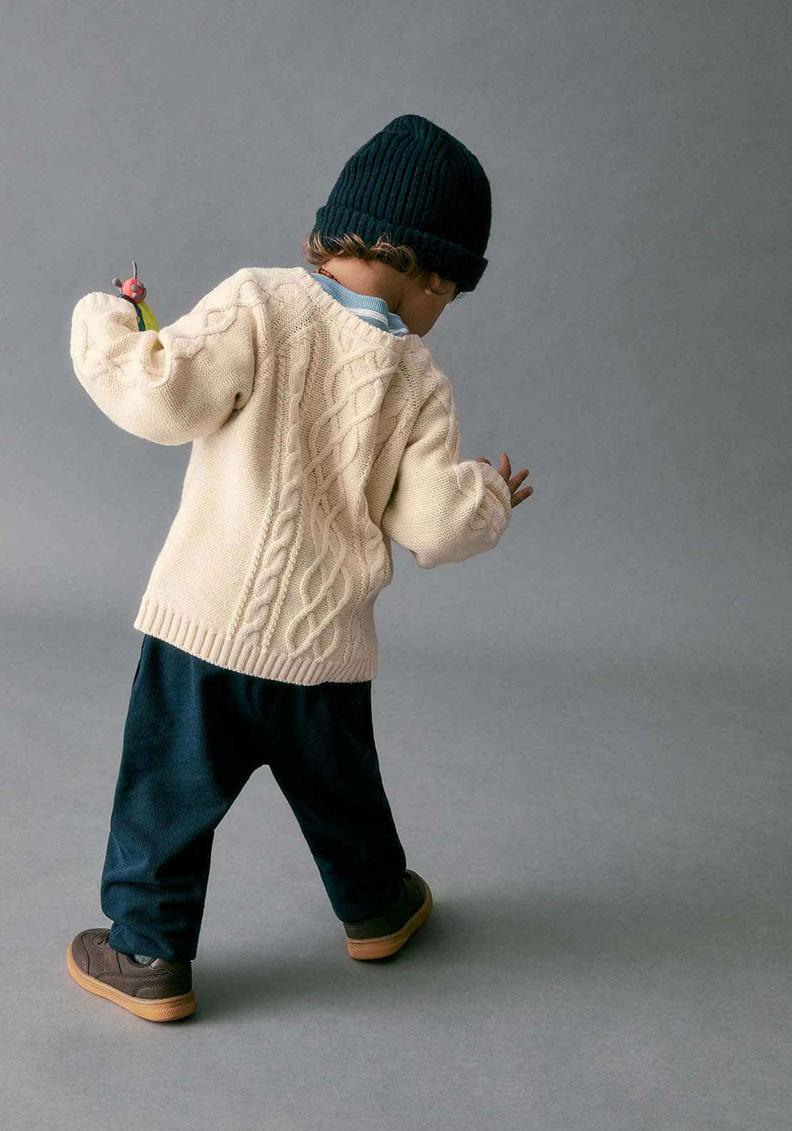 Cable Knit Sweater - Cream