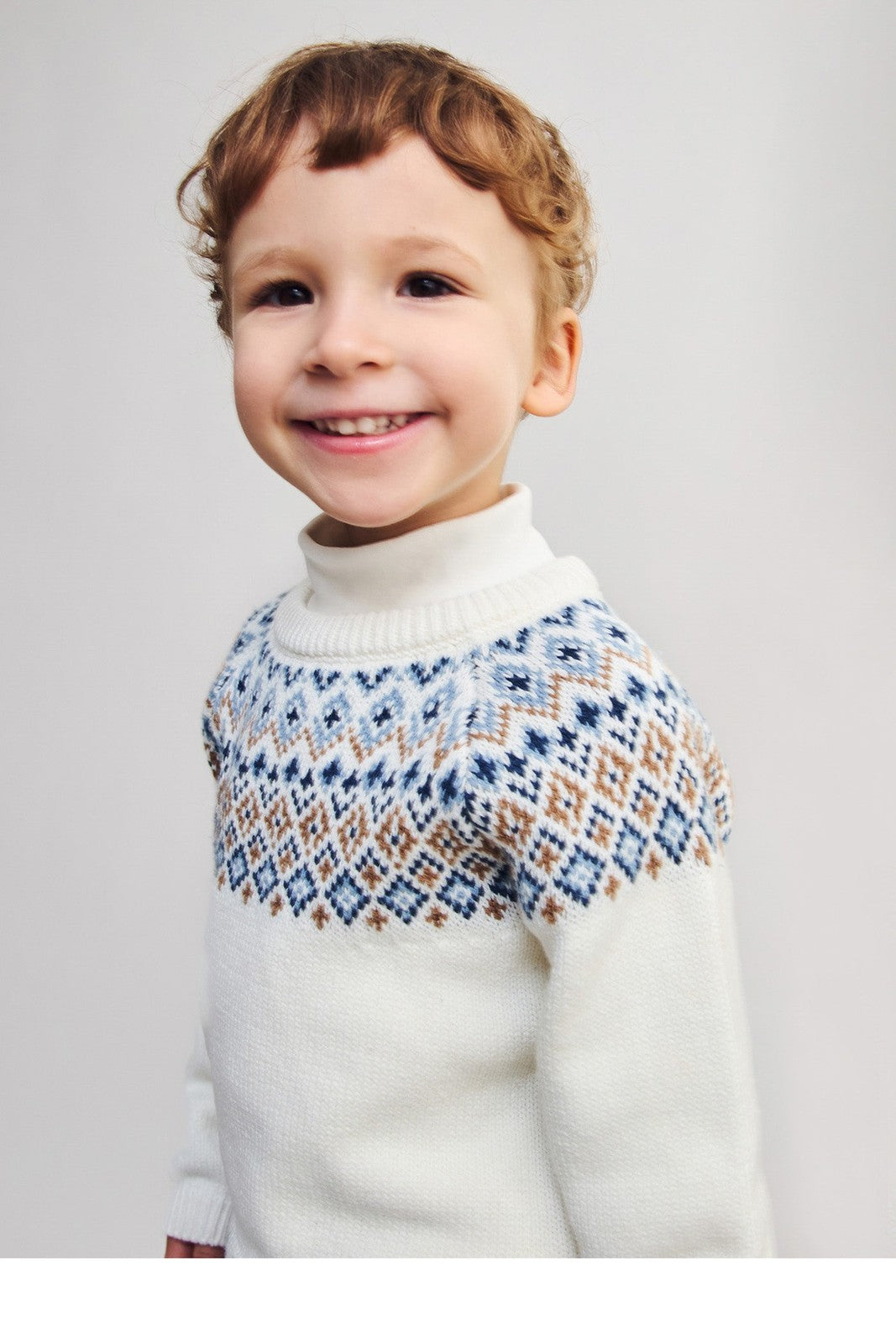 Jacquard Sweater - Cream