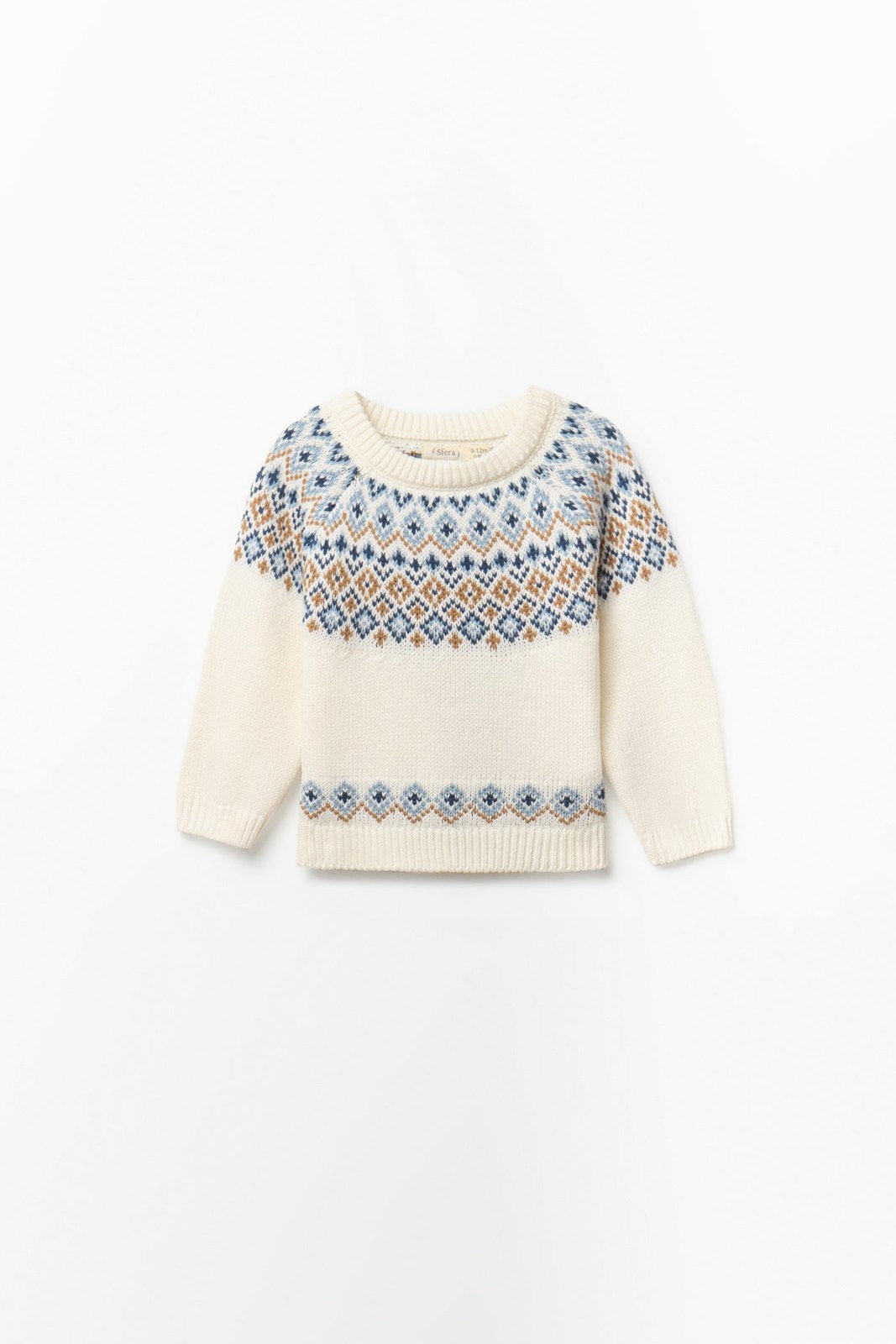 Jacquard Sweater - Cream