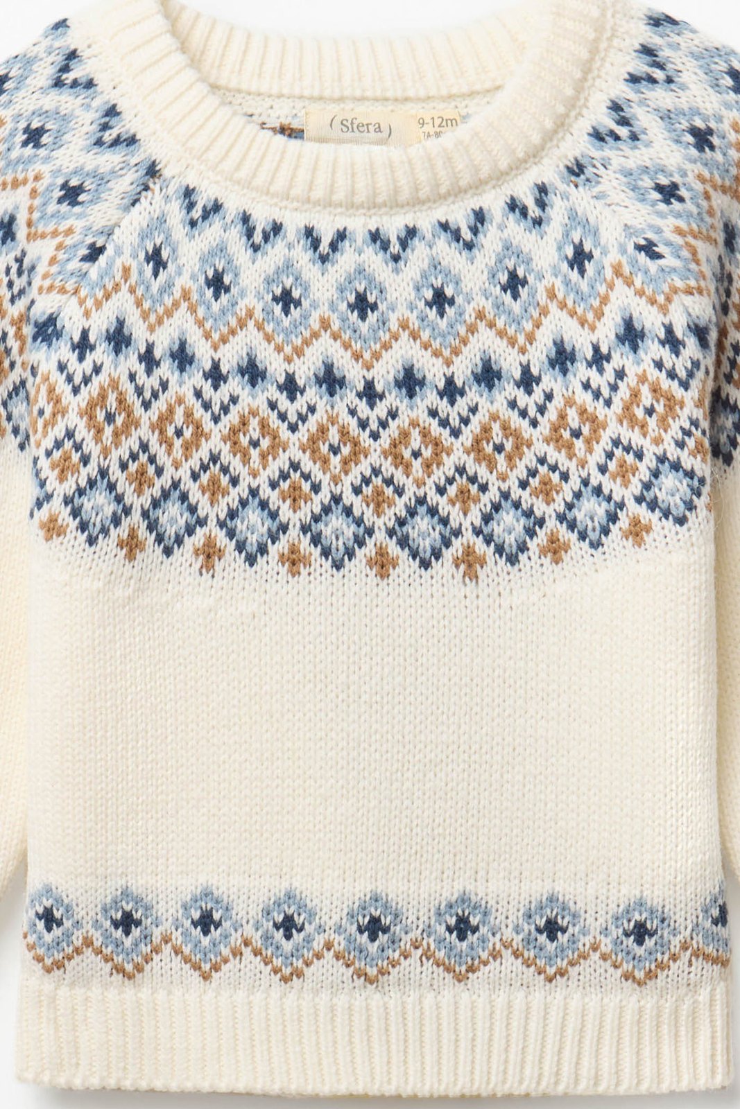 Jacquard Sweater - Cream