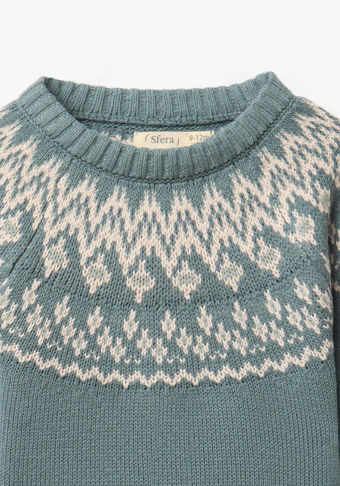 Jacqard Sweater - Green