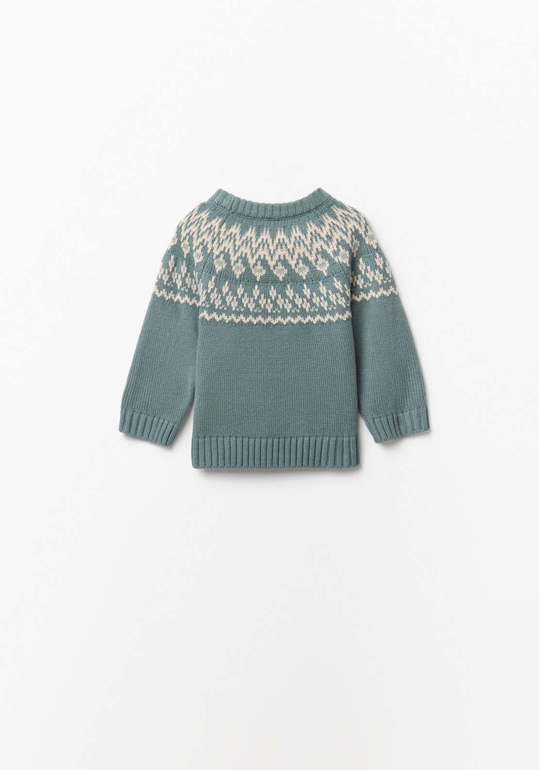 Jacqard Sweater - Green