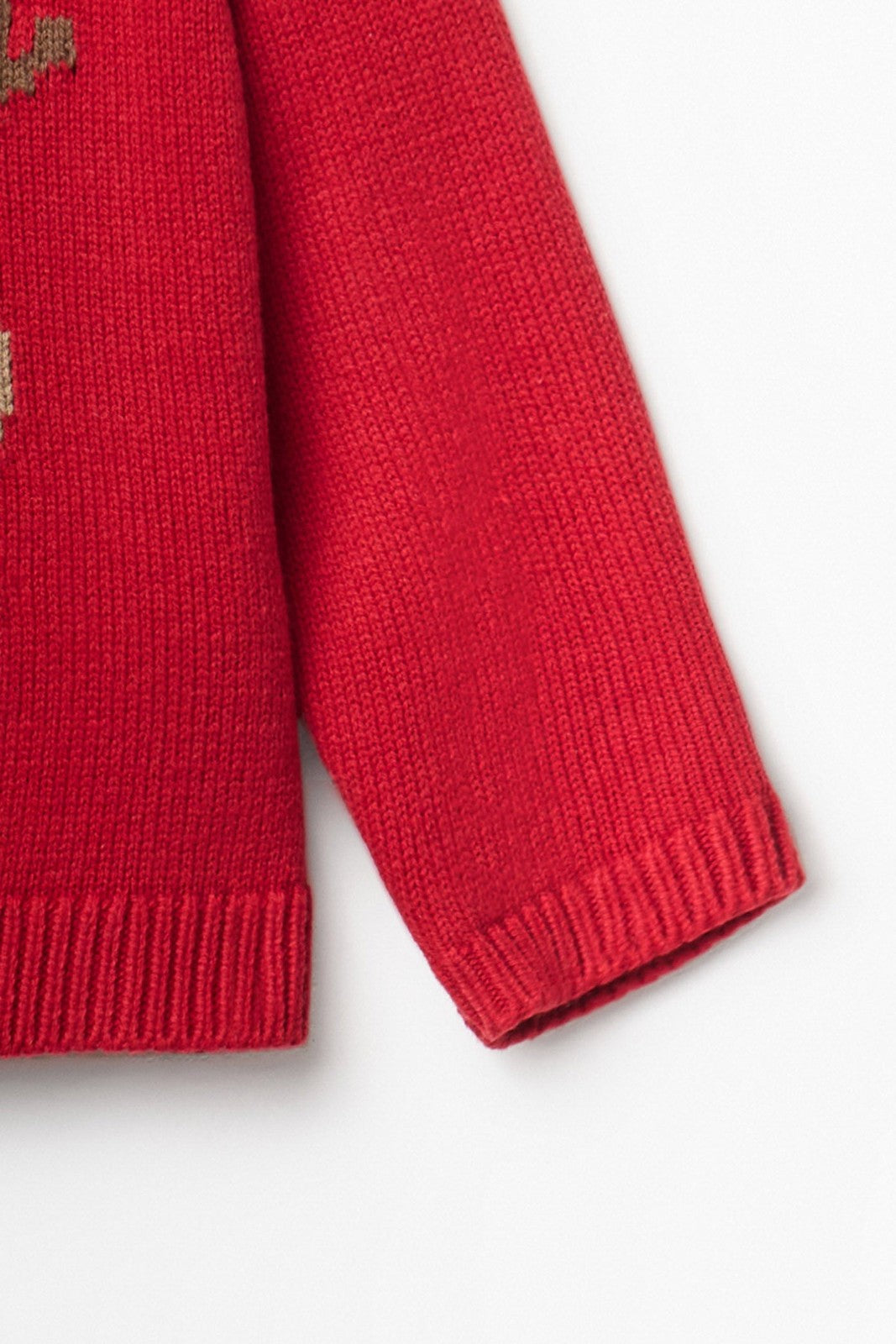 Sfera Reindeer Christmas Sweater - Red 3 Shaws Department Stores